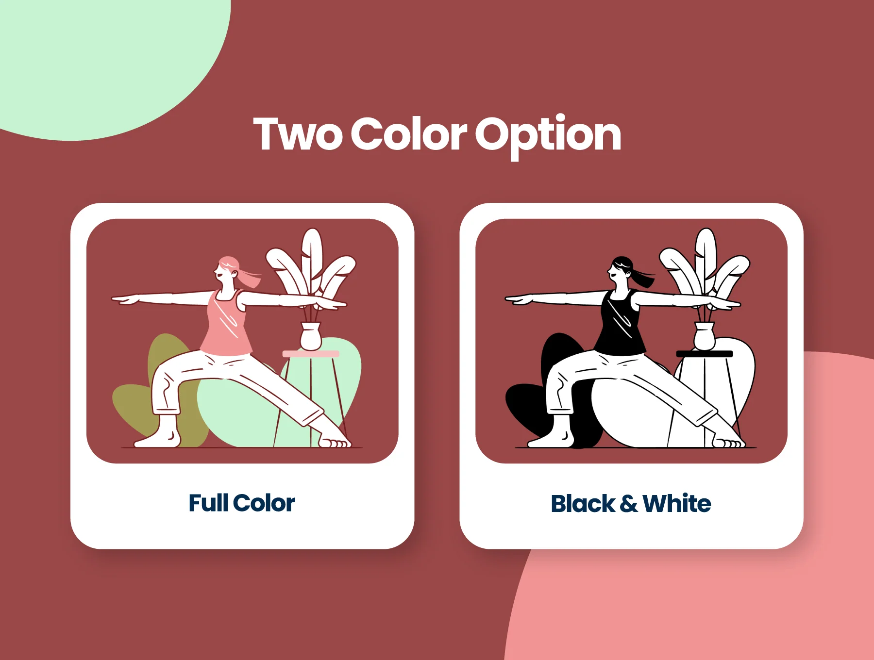 Yoga Poses Illustration Pack 5