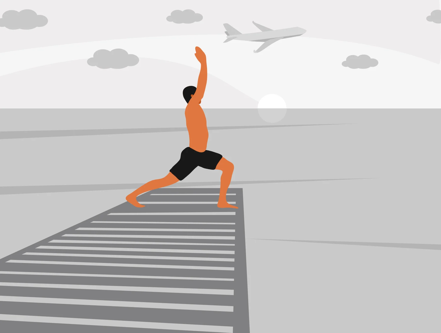 Yoga & Workout Vector Illustrations - 2 Color Styles 11