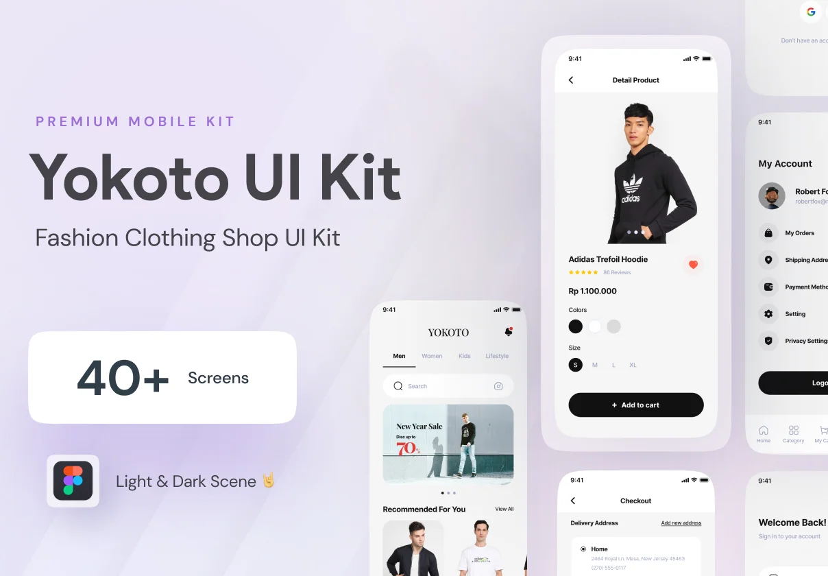 Yokoto - Fashion Clothing UI Kit