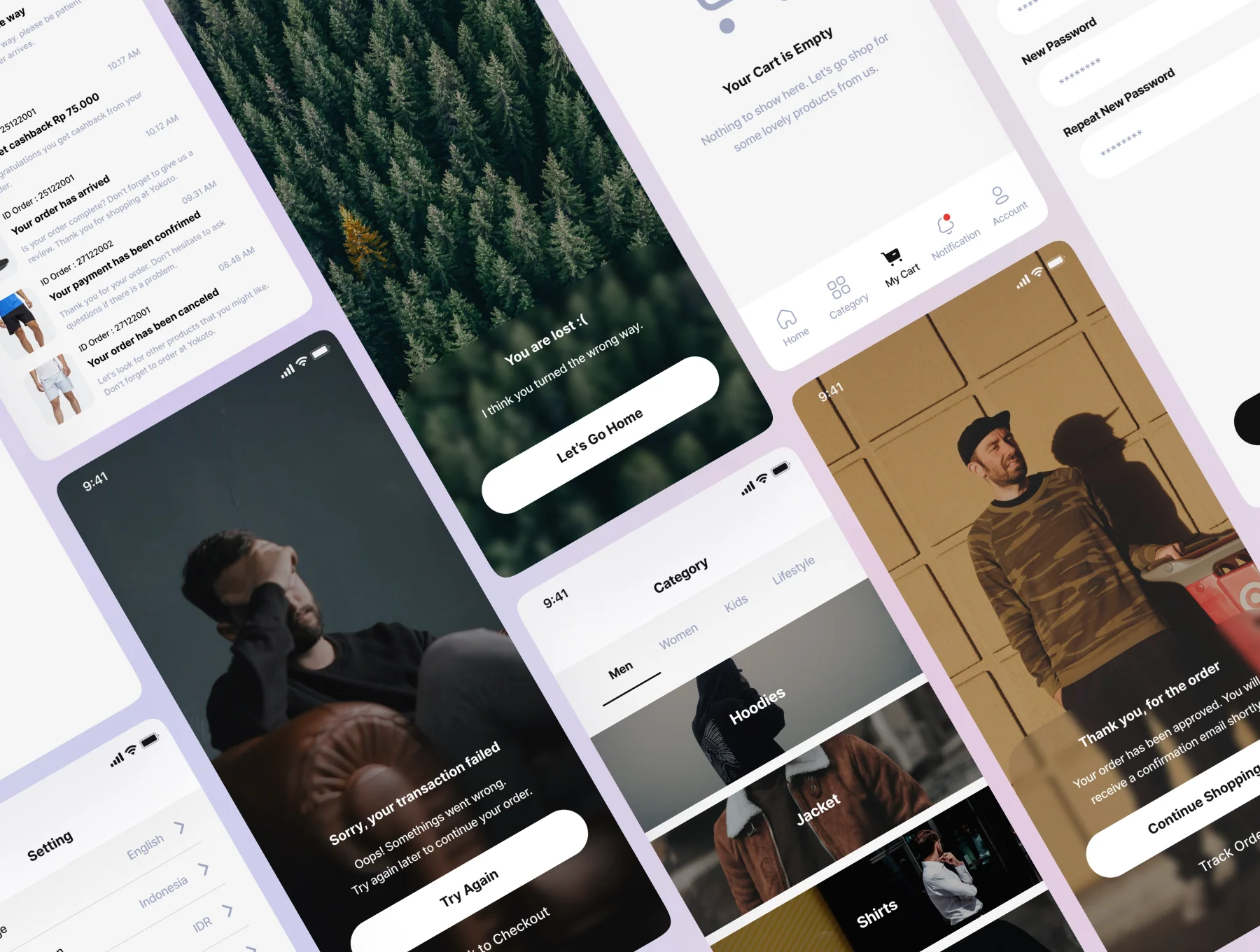 Yokoto - Fashion Clothing UI Kit 6