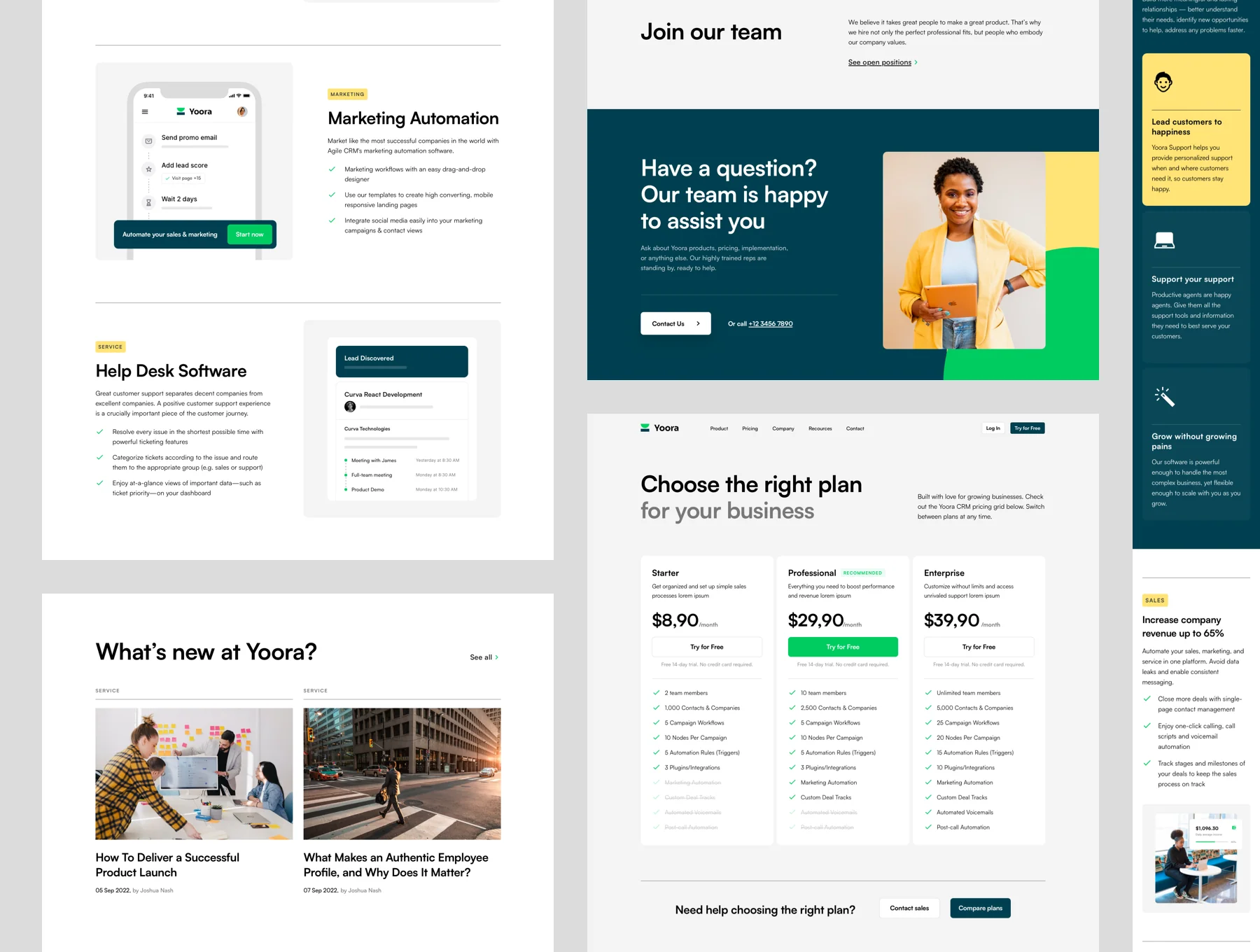 Yoora CMS Website Design Template 3