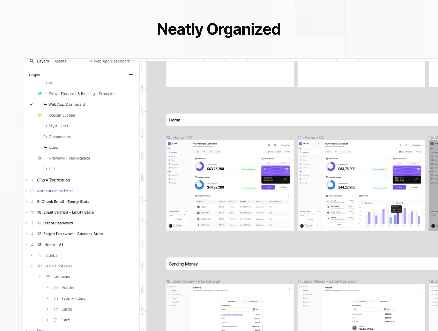 YOTRO - Fintech Dashboard UI Kit 4
