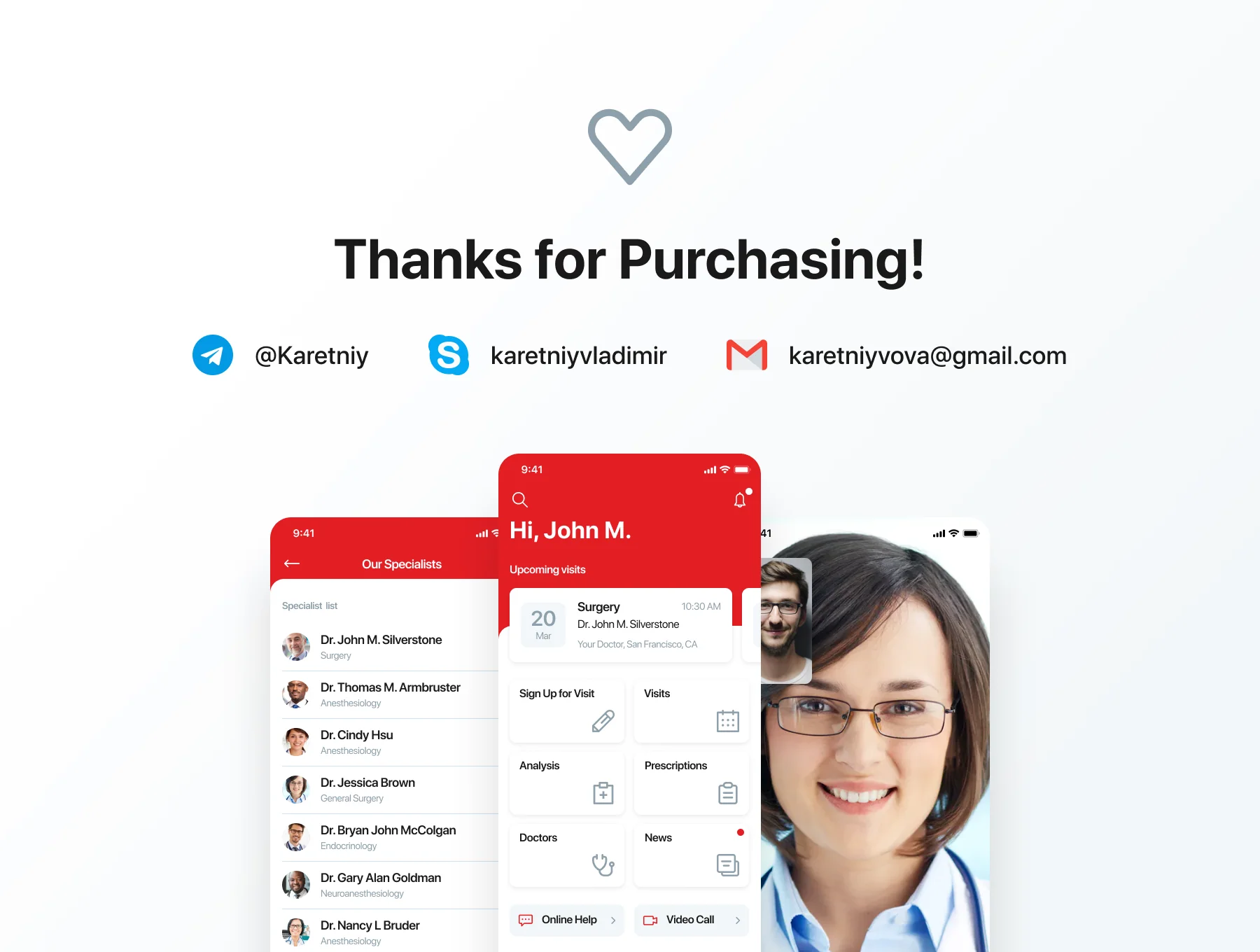 Your Doctor Medical UI Kit 6