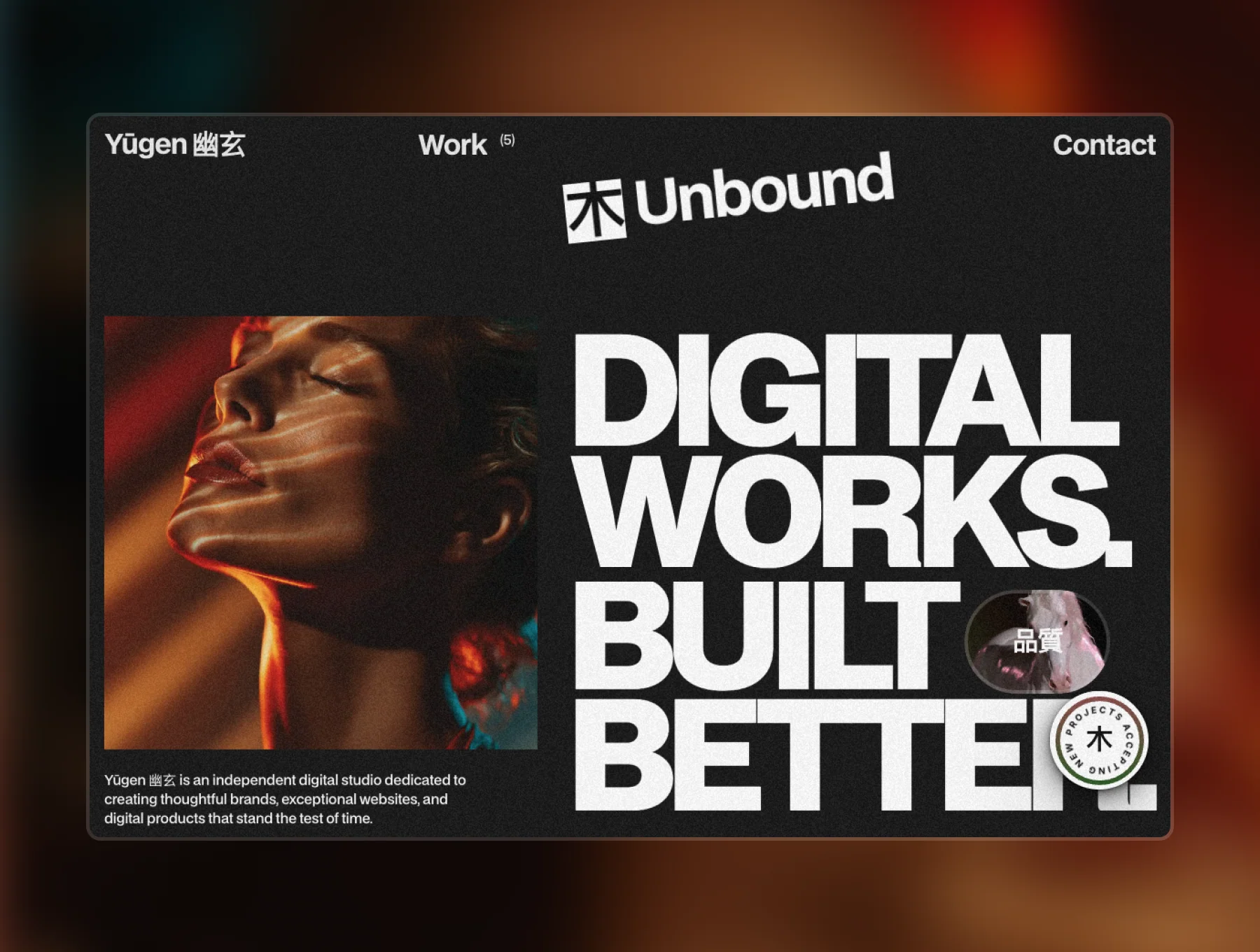 Yugen | Digital Agency Framer template