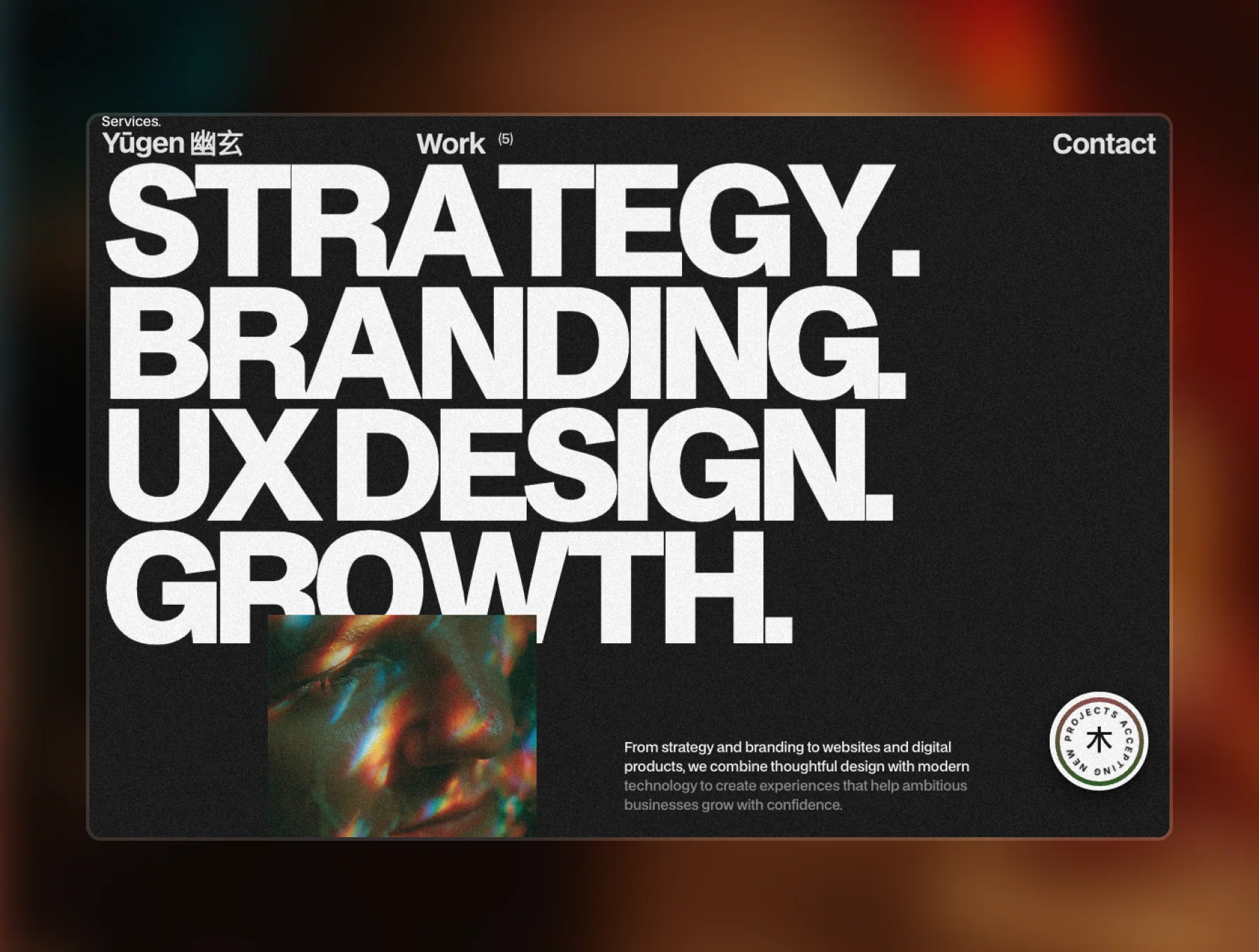 Yugen | Digital Agency Framer template 3