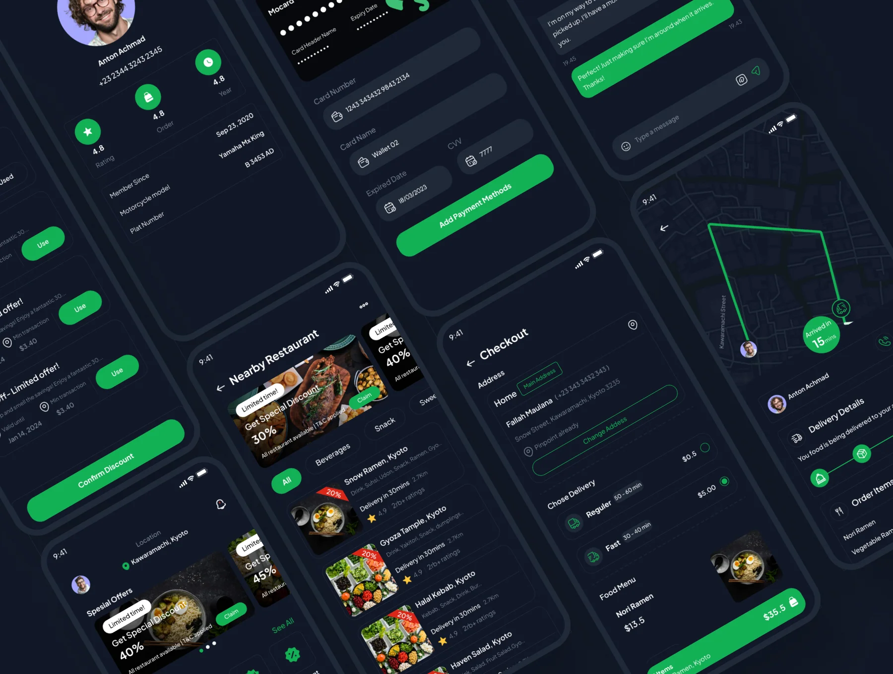 Yum Yum Jet - Food Delivery Mobile App UI Kit 6