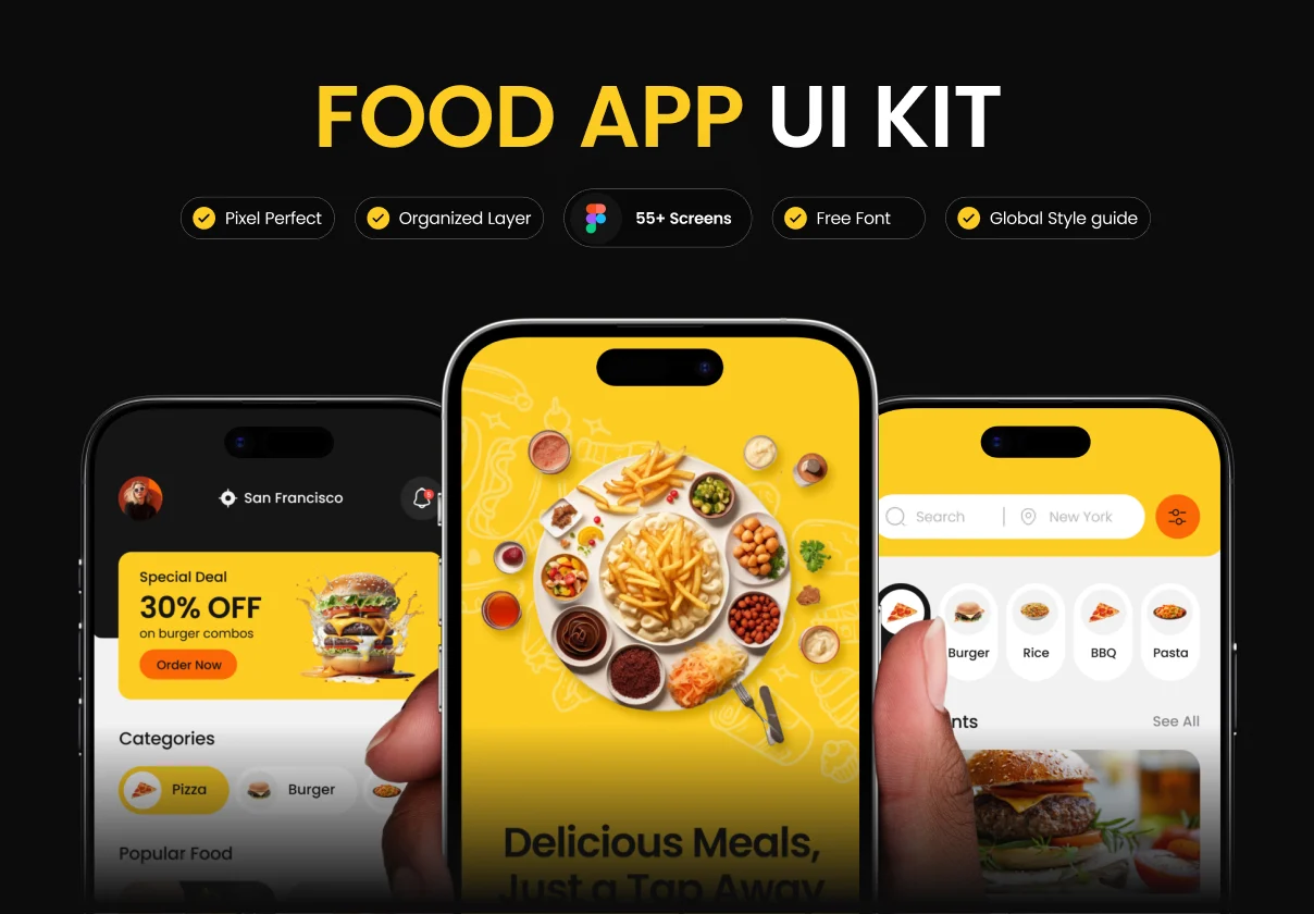 Yumgo – Food Delivery Mobile App UI
