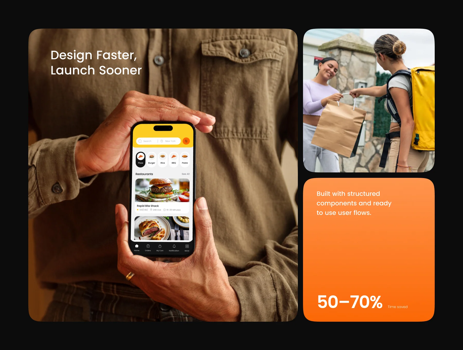 Yumgo – Food Delivery Mobile App UI 4
