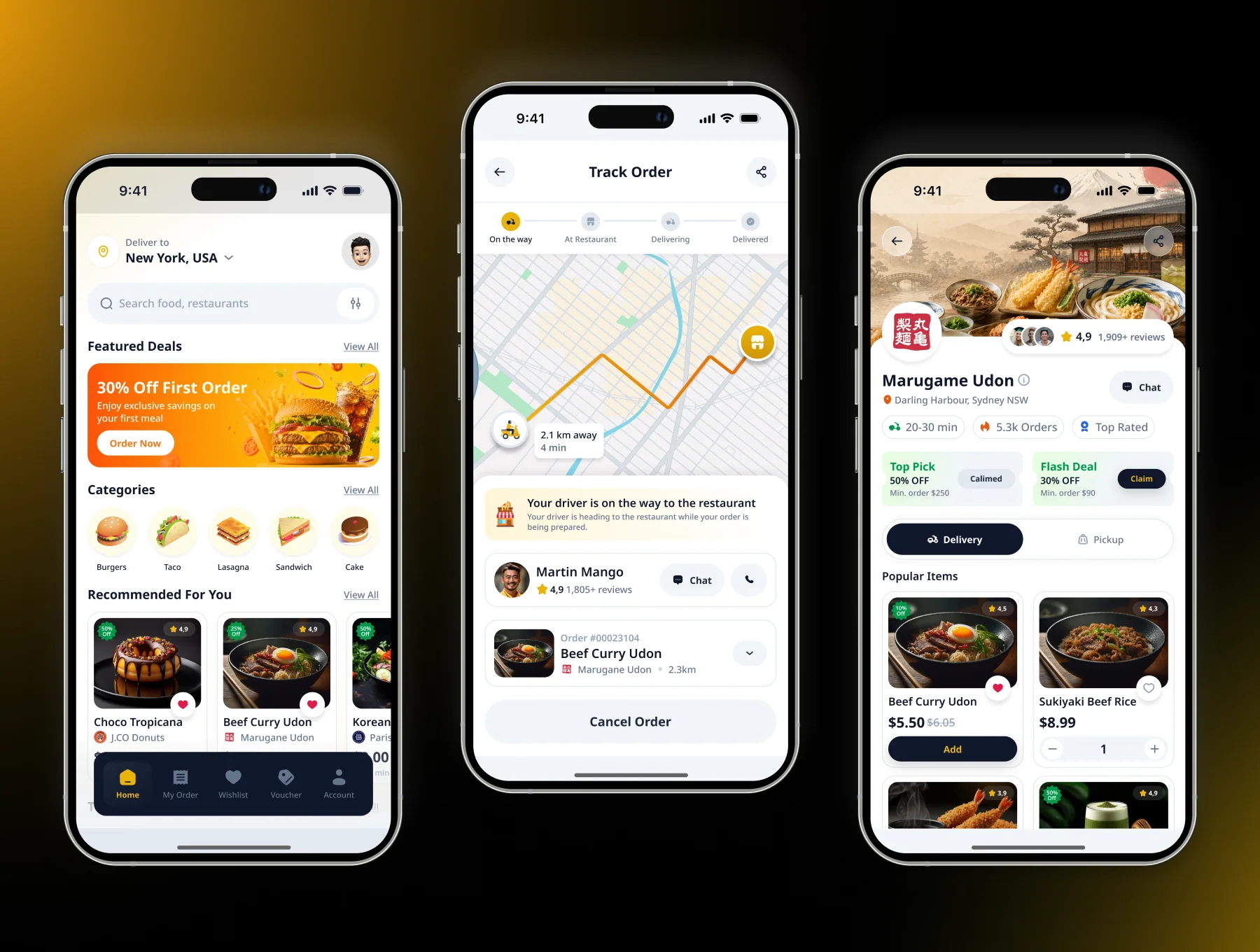 Yumify - Food Ordering Mobile UI Kit 4