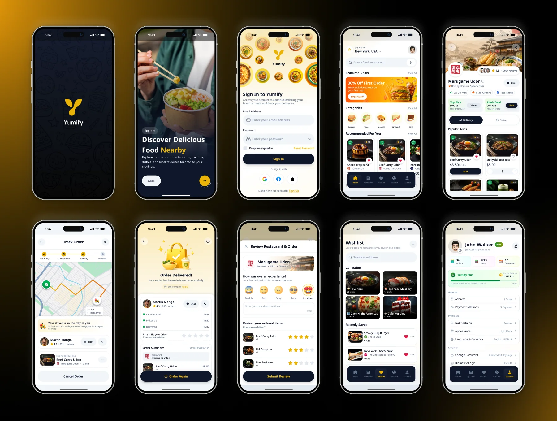 Yumify - Food Ordering Mobile UI Kit 5