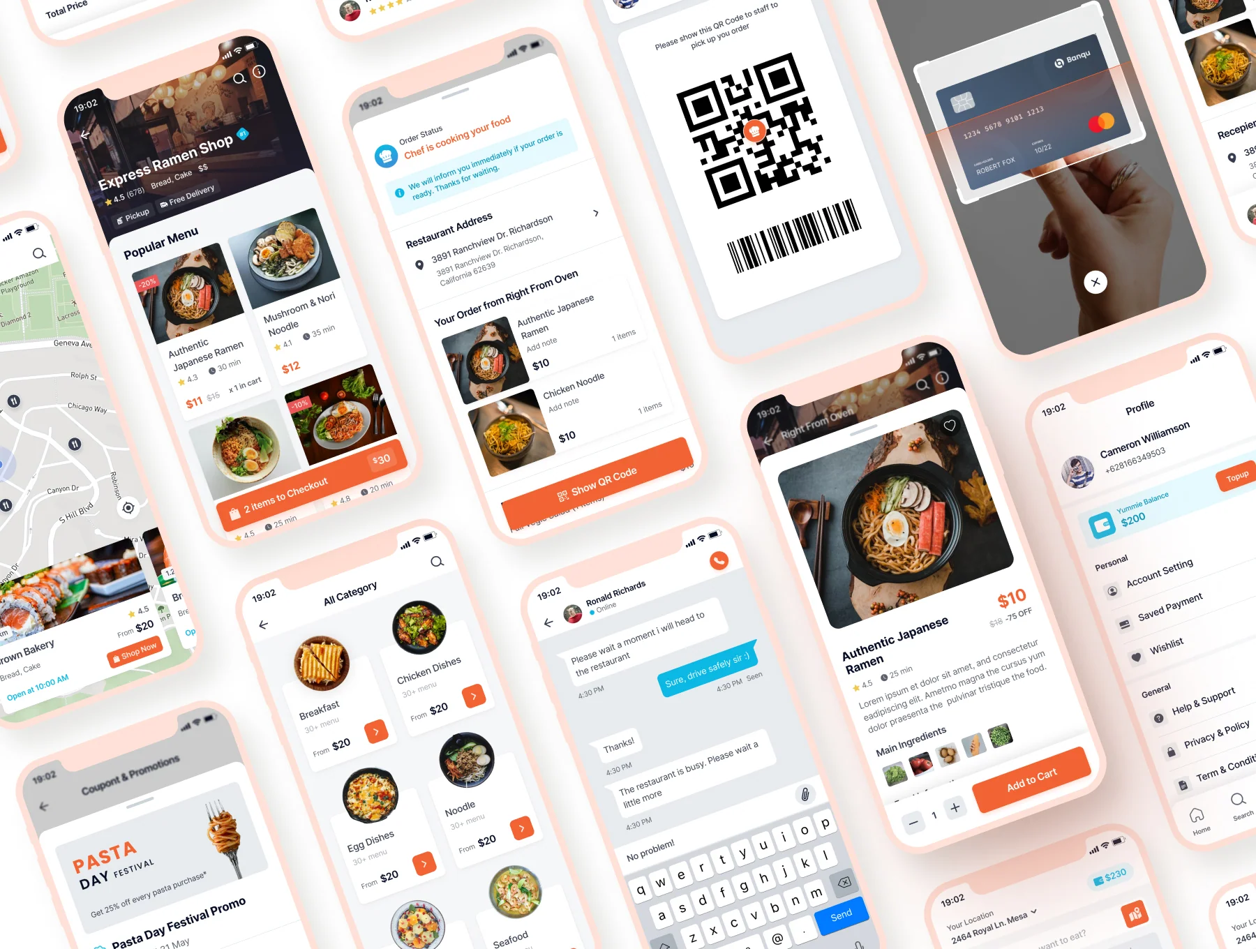 Yummie Premium Food Order App UI Kit 5