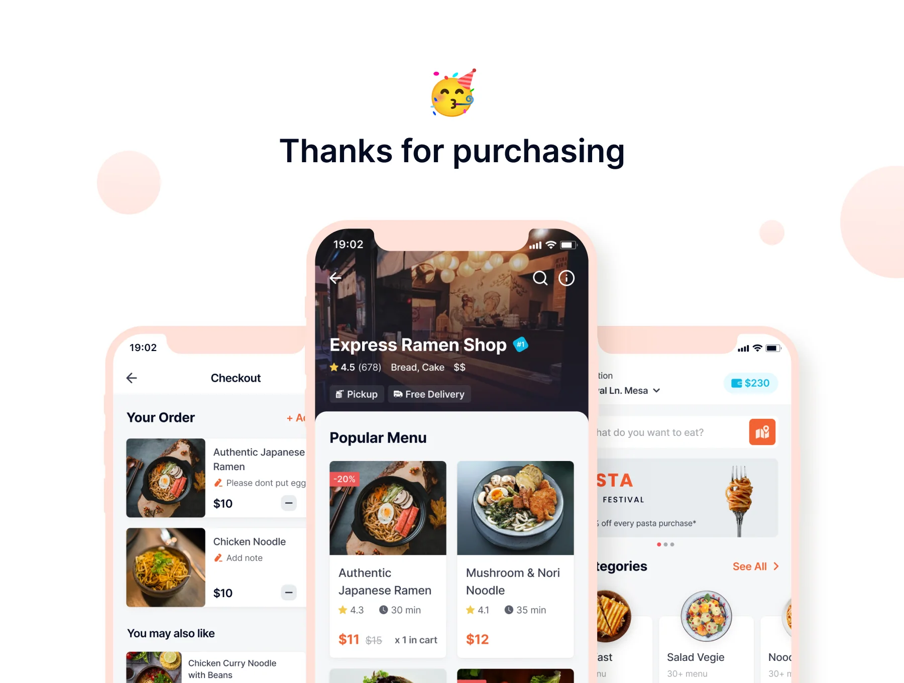Yummie Premium Food Order App UI Kit 6
