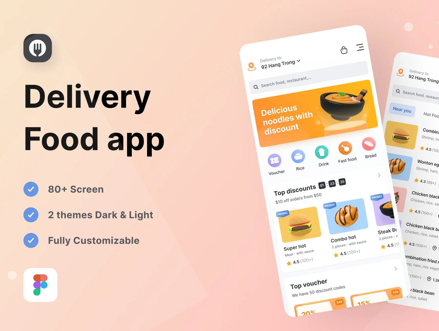 Yummy! - Delivery Food App : iOS Ui Kit