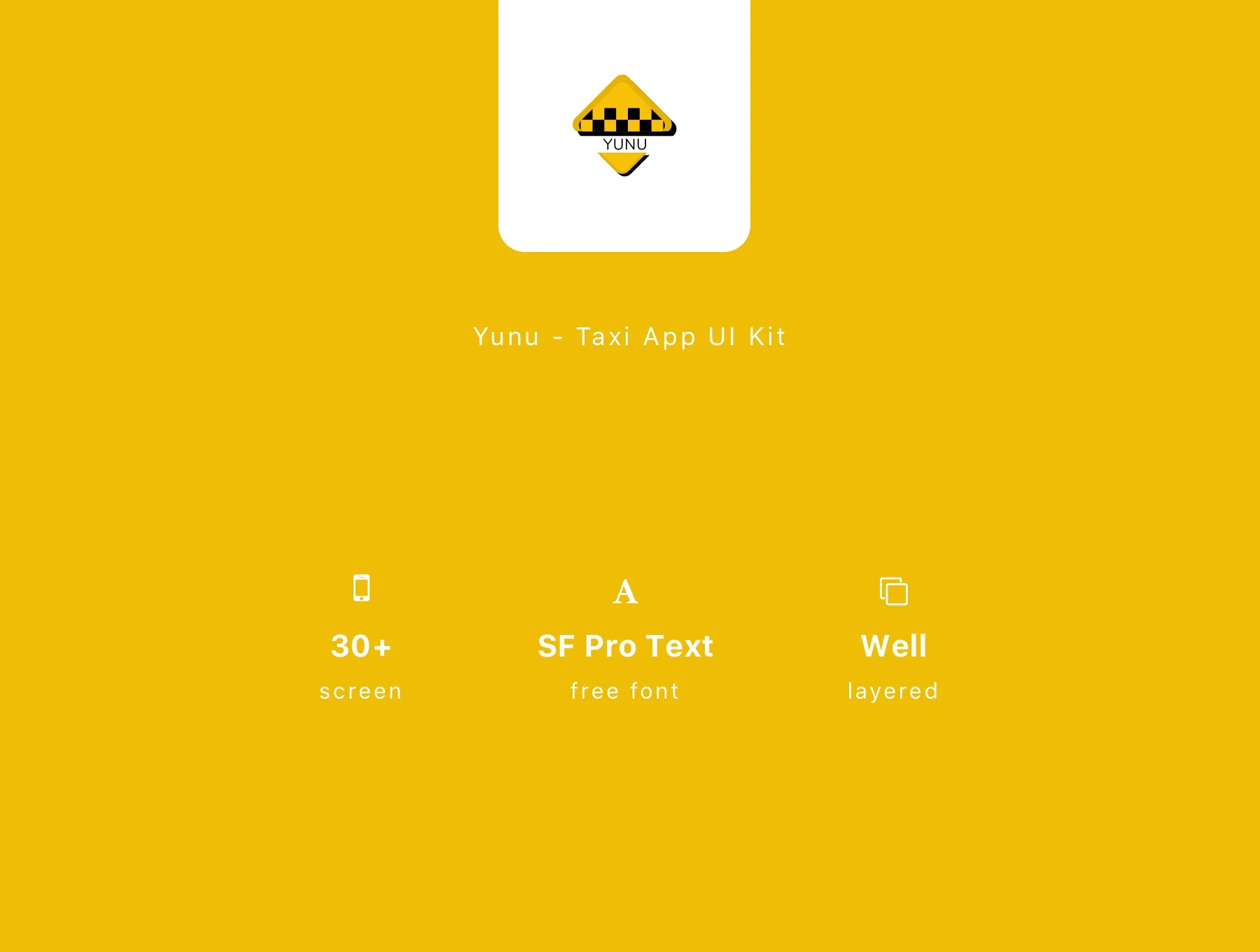 Yunu - Taxi App UI Kit 6