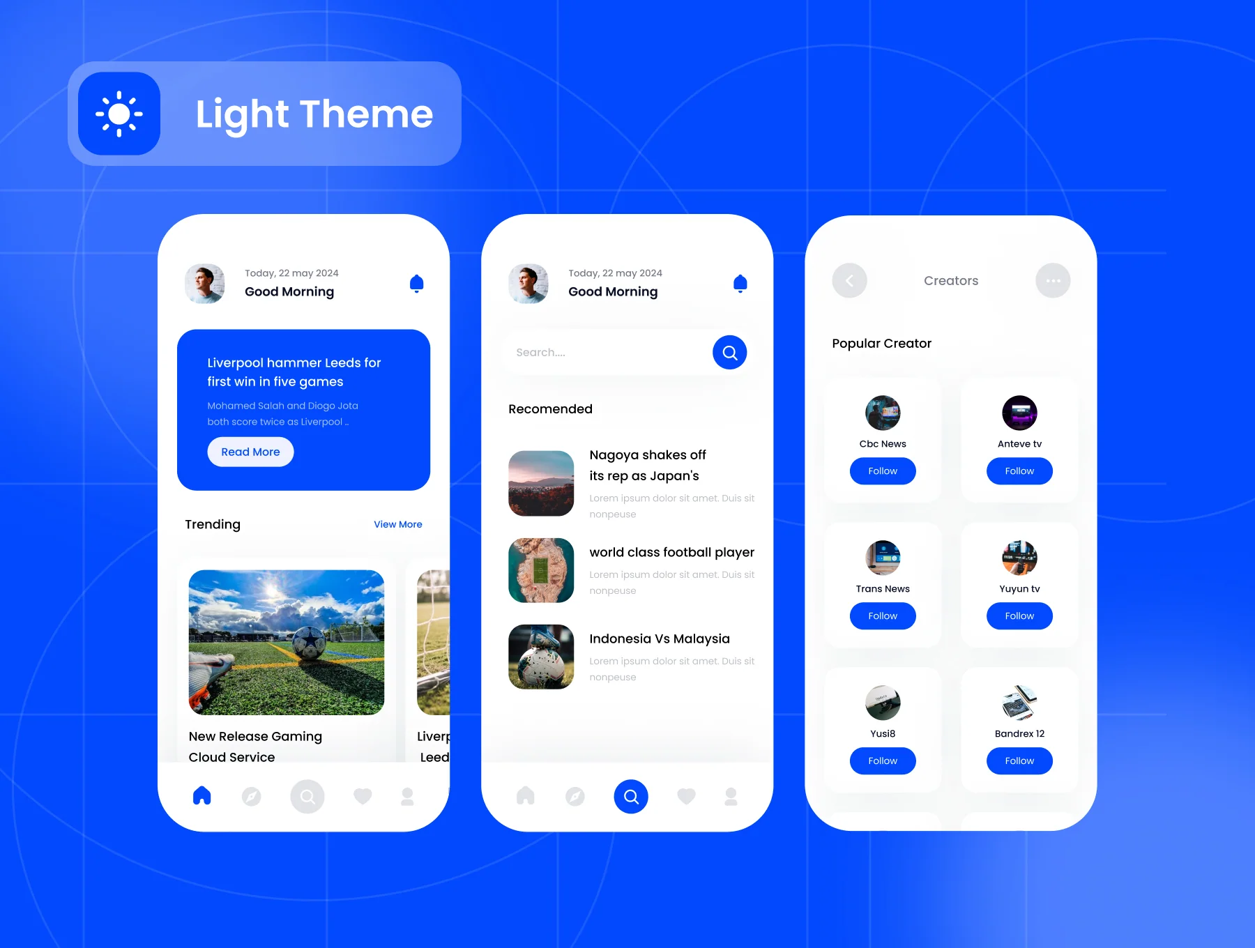 Yupolan - News App UI Kit 3