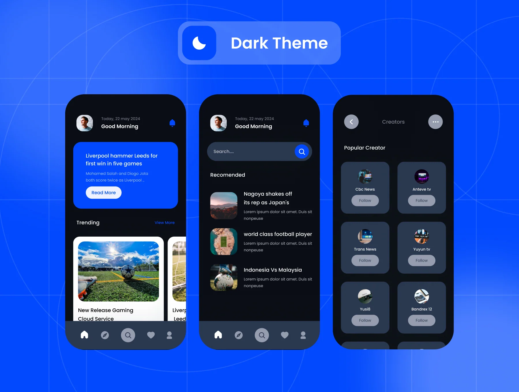 Yupolan - News App UI Kit 5