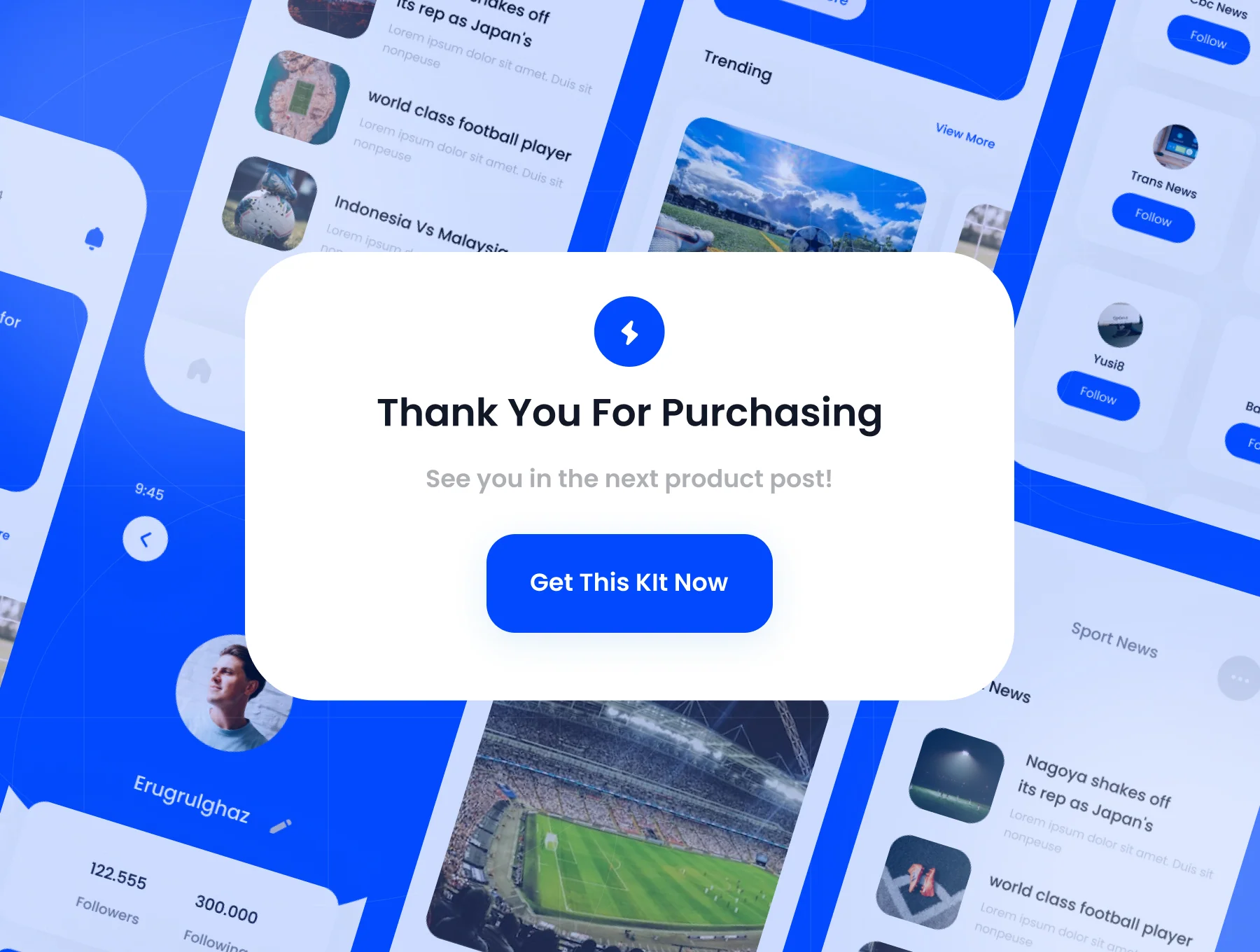 Yupolan - News App UI Kit 6
