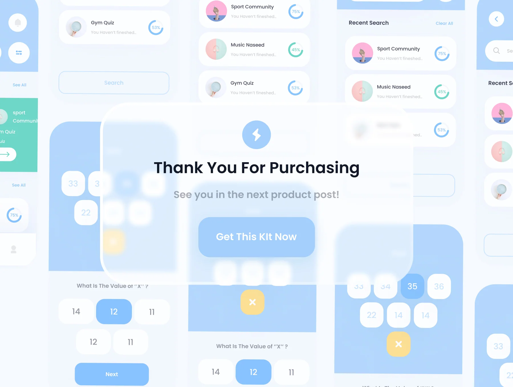 YuQuize Quiz App UI Kit 6