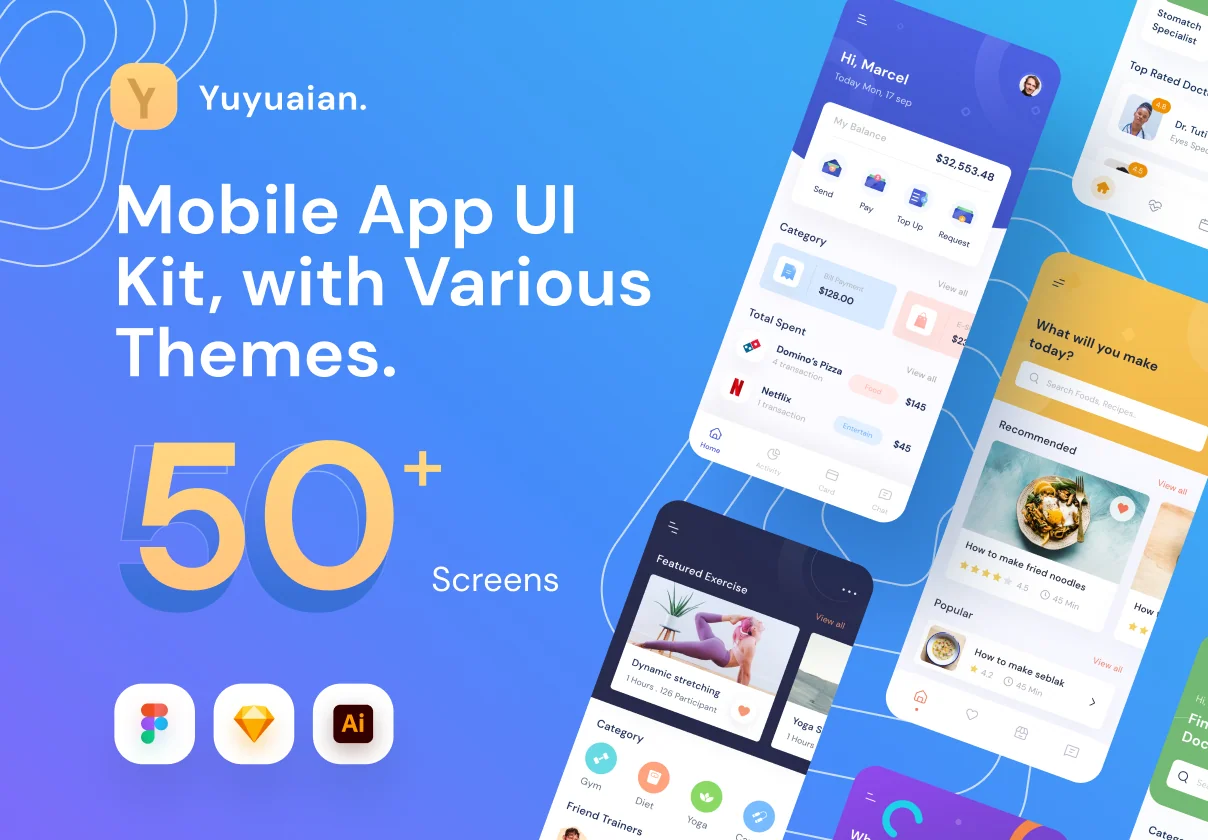 Yuyuaian Mobile UI Kit