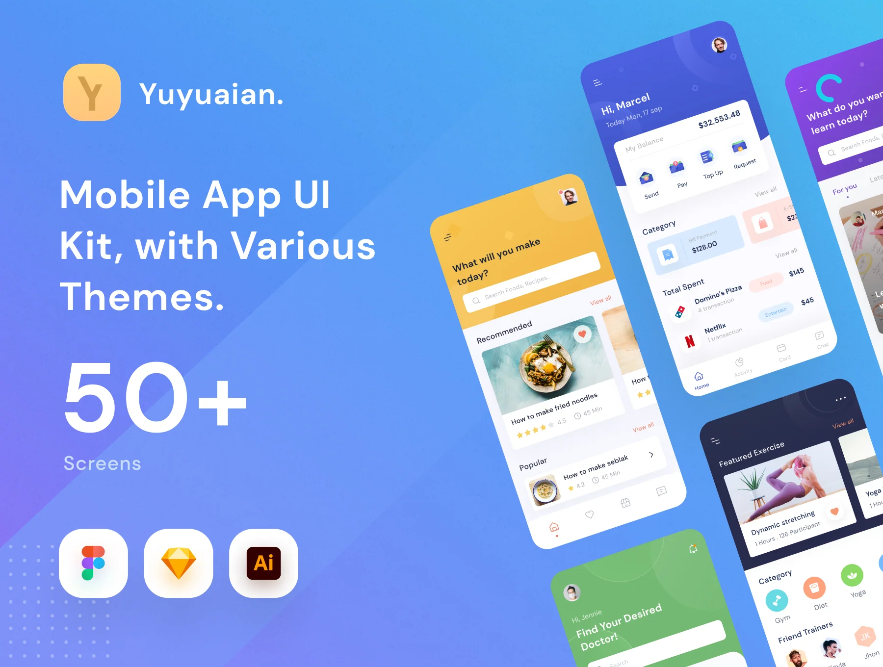 Yuyuaian Mobile UI Kit
