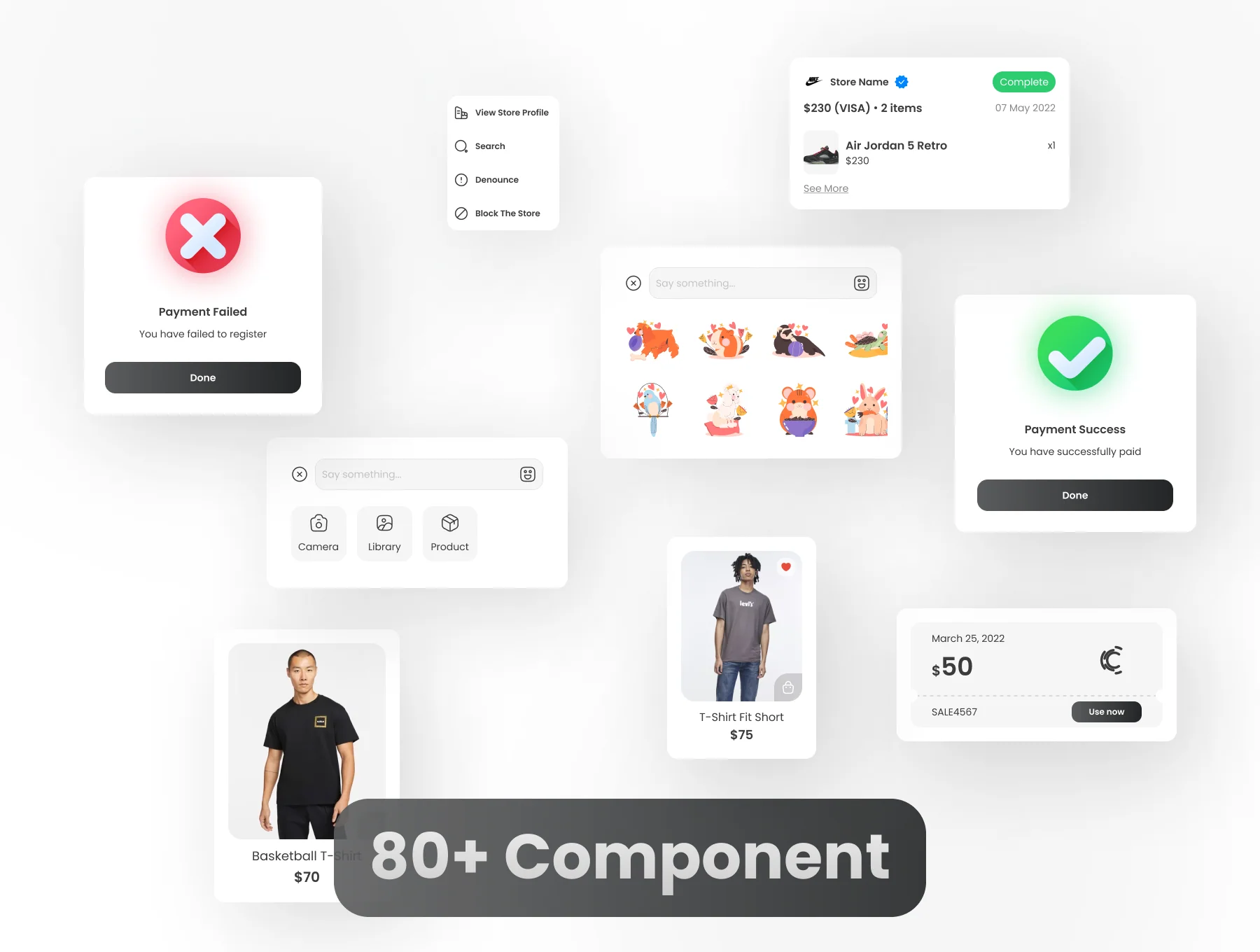 Z-Black E-Commerce App UI Kit 3