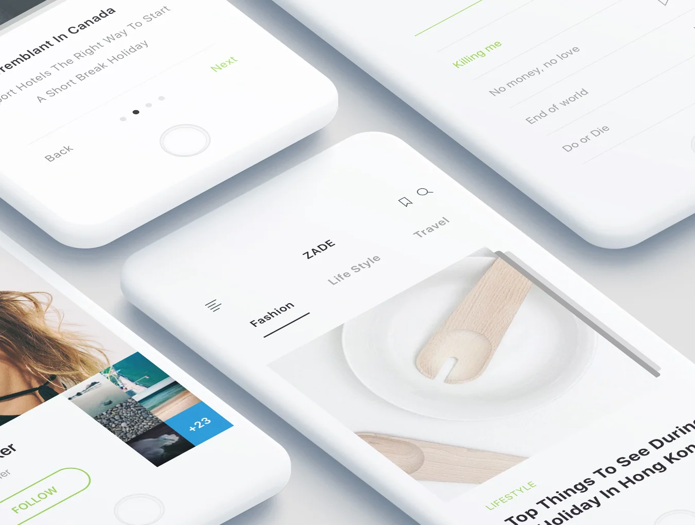 Zade Mobile UI KIT 6