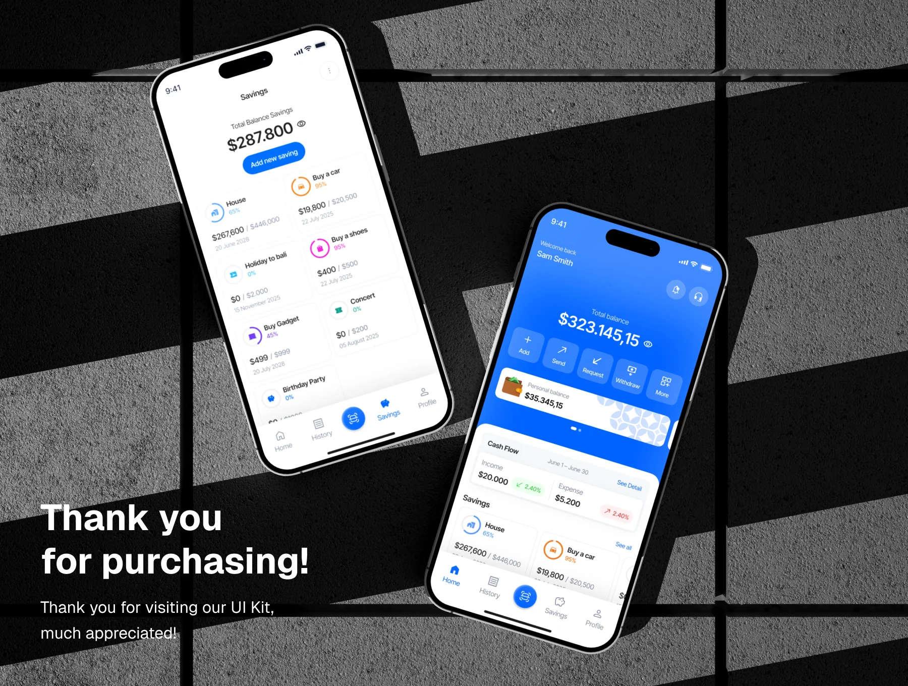 Zaku – E-Wallet Mobile App UI Kit 8