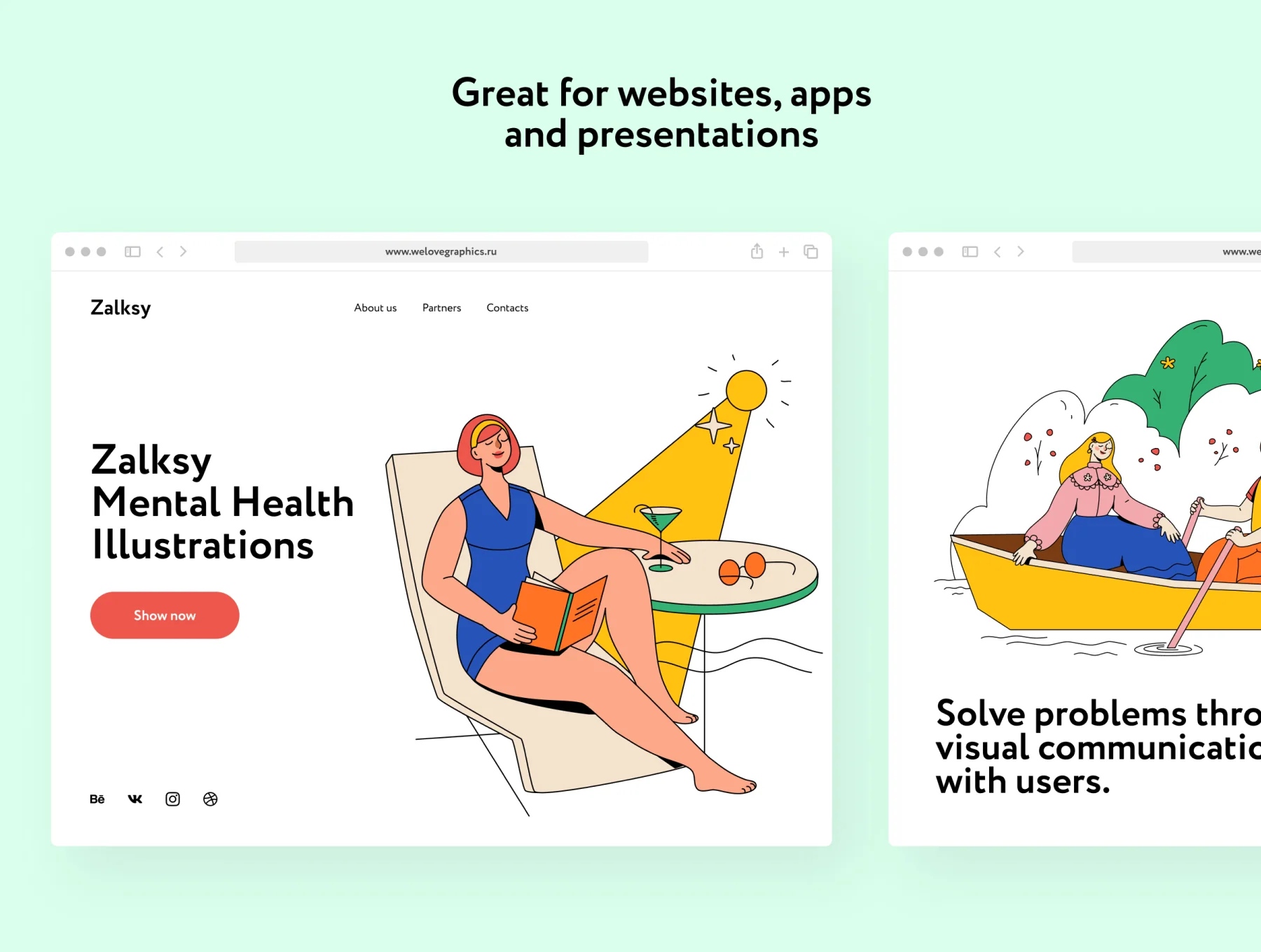 Zalksy Mental Health Illustrations 4