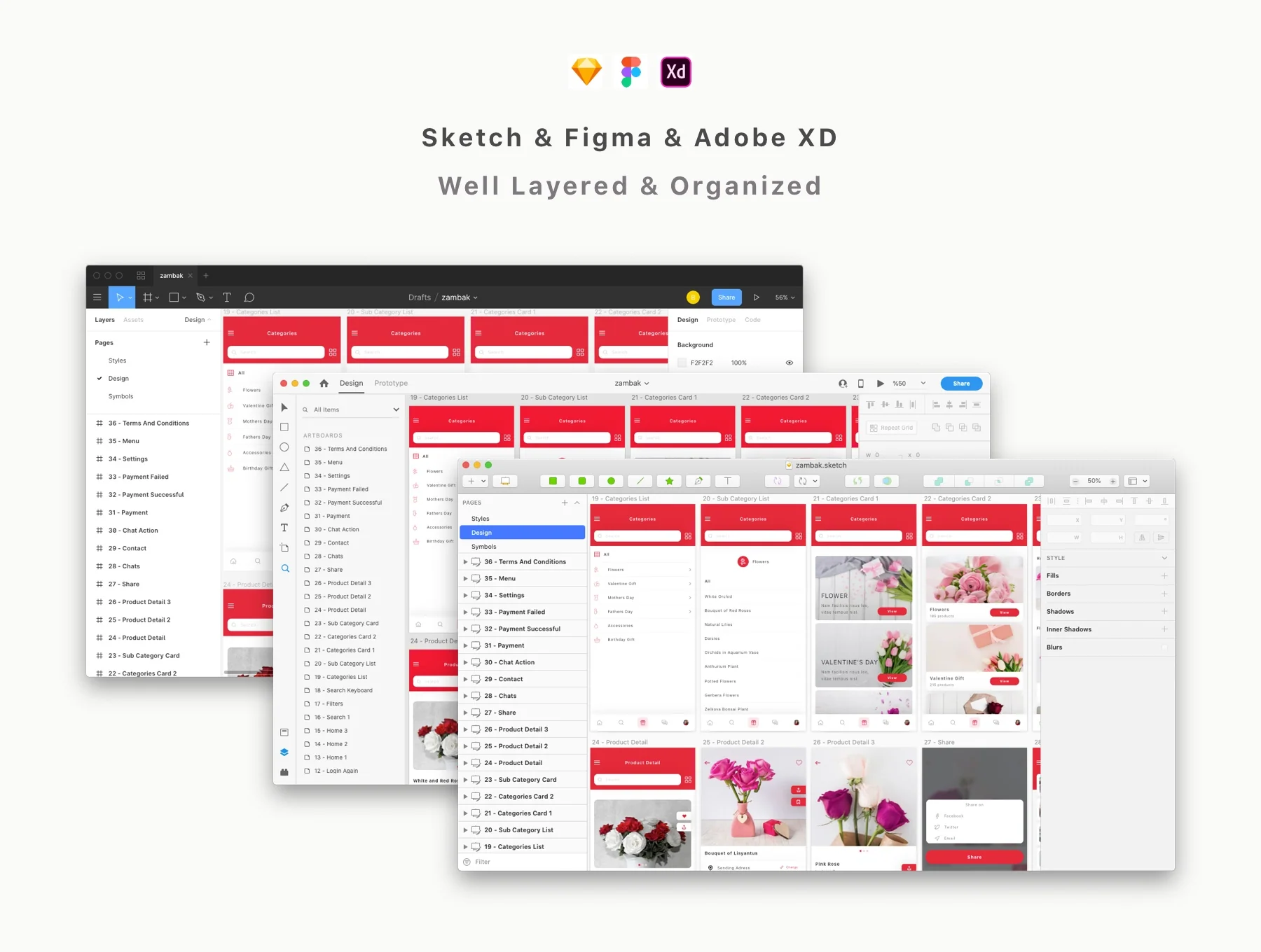 Zambak - Gift and Flower Delivery App UI Kit 5