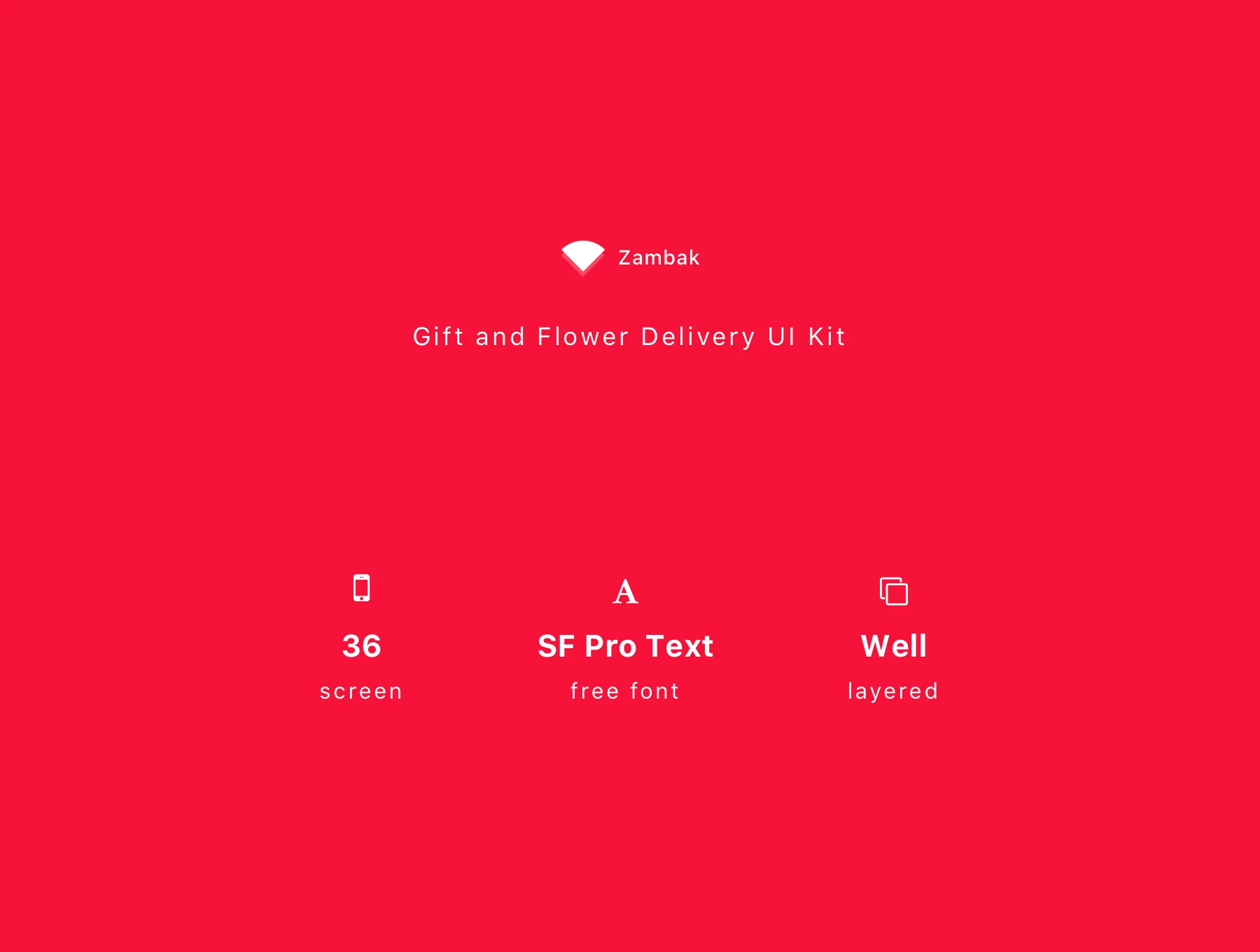 Zambak - Gift and Flower Delivery App UI Kit 6