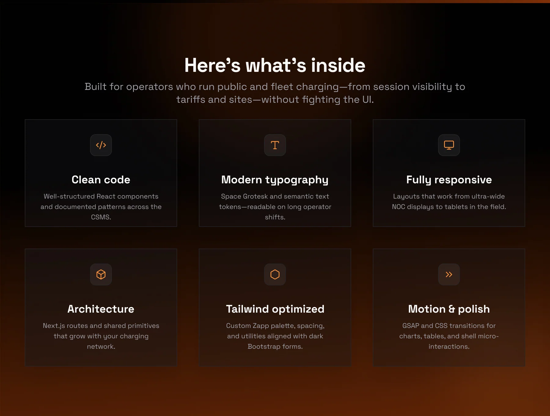 Zapp Energy CSMS — Next.js Admin Dashboard Template 2