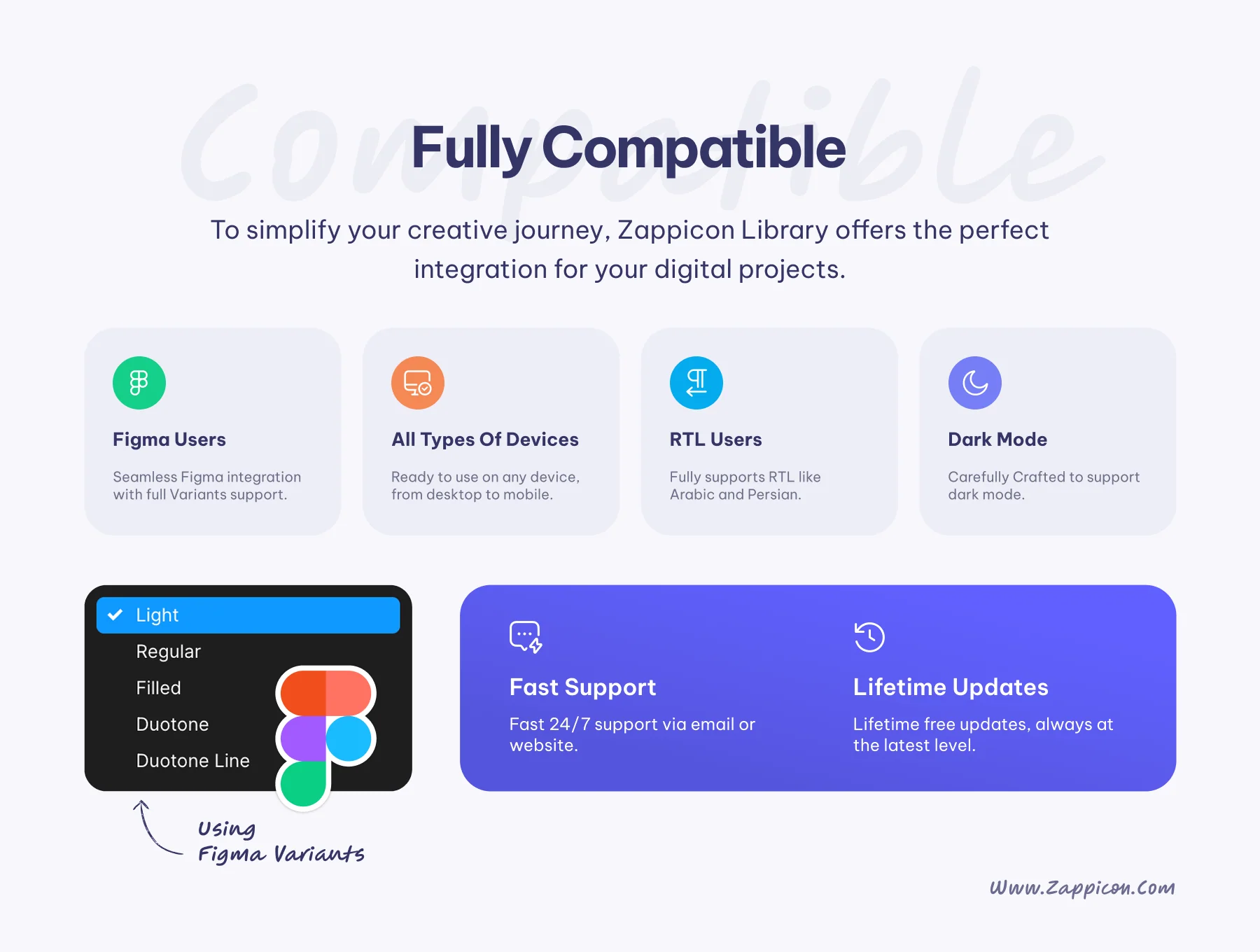 Zappicon v1.2 - Clean & Consistent UI Icons Library 4