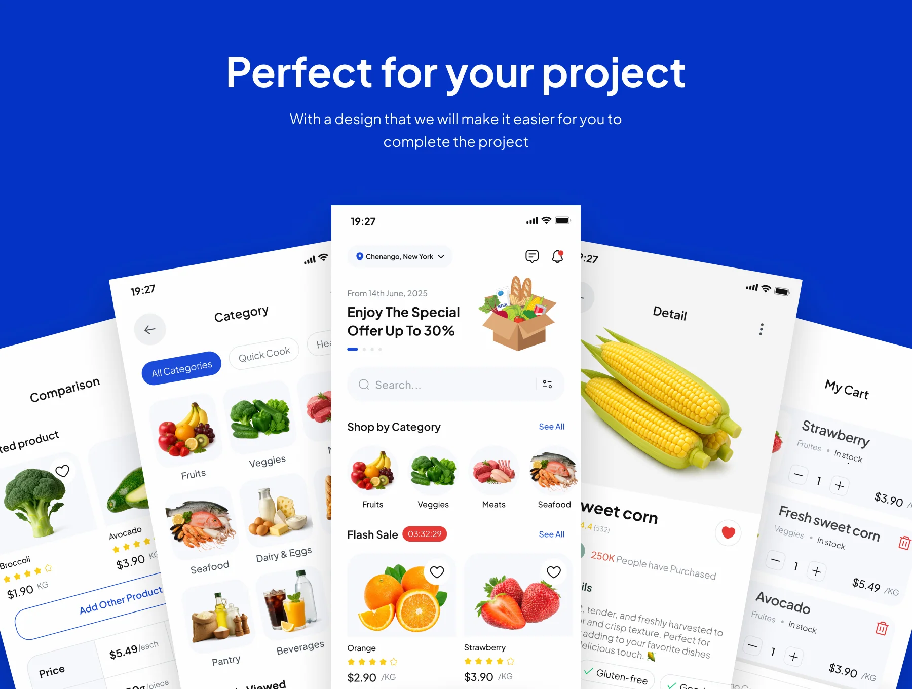 ZappyMart - Ecommerce Grocery App UI Kits 4