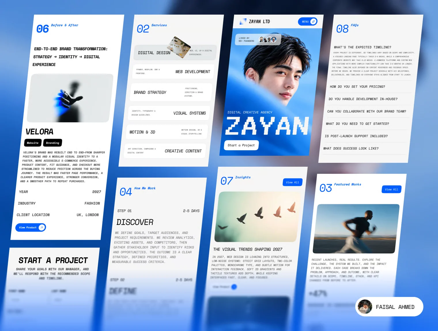 ZAYAN - Digital Creative Agency Website & Mobile Template 3