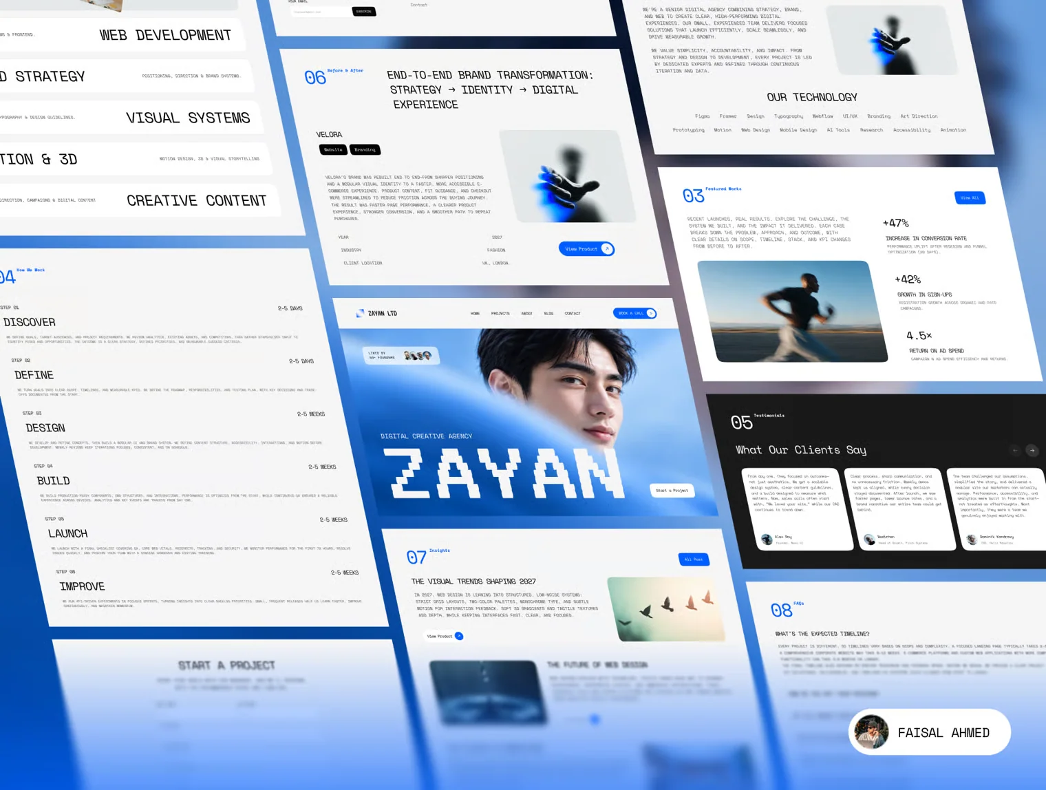 ZAYAN - Digital Creative Agency Website & Mobile Template 4