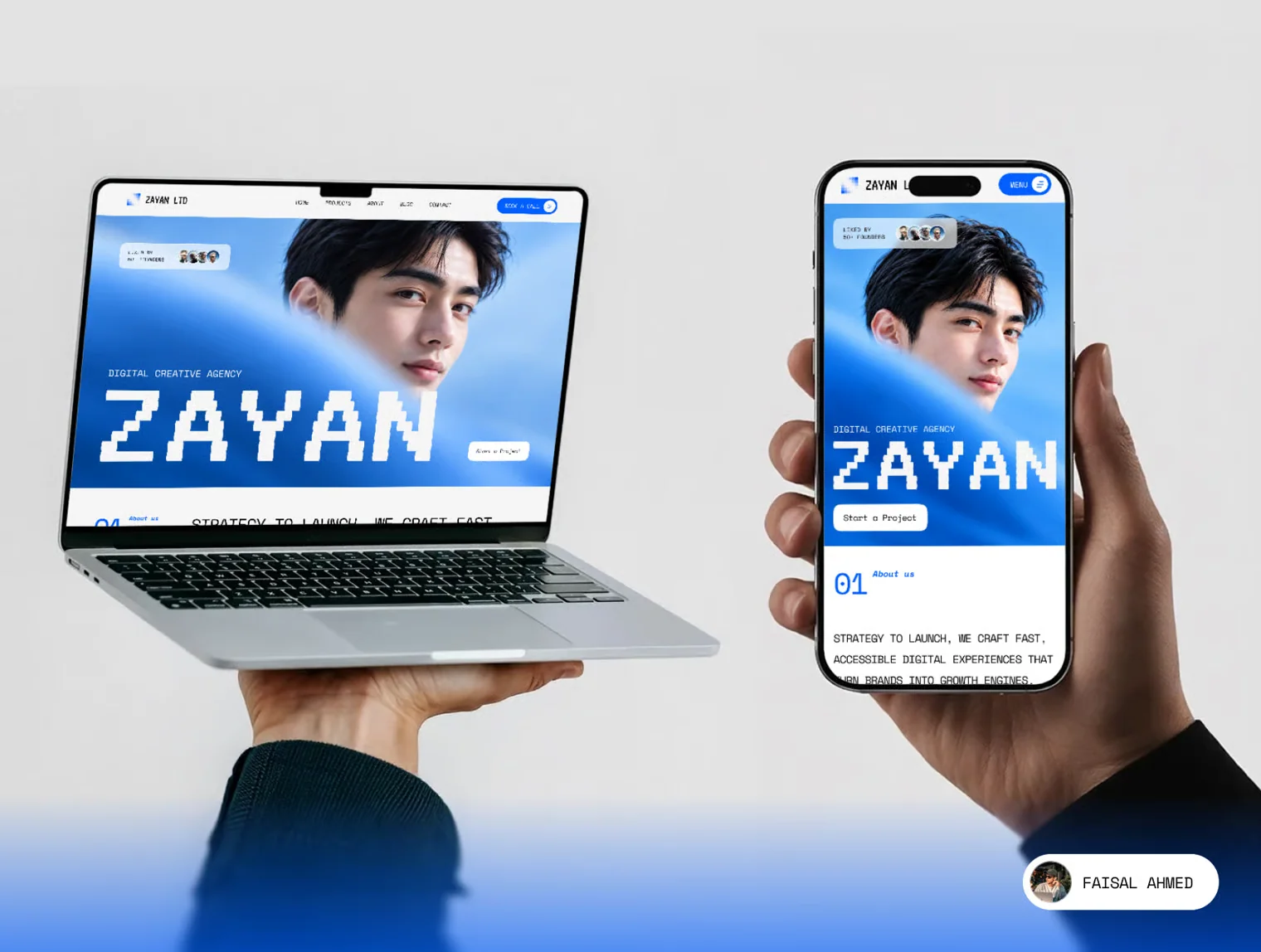 ZAYAN - Digital Creative Agency Website & Mobile Template 6