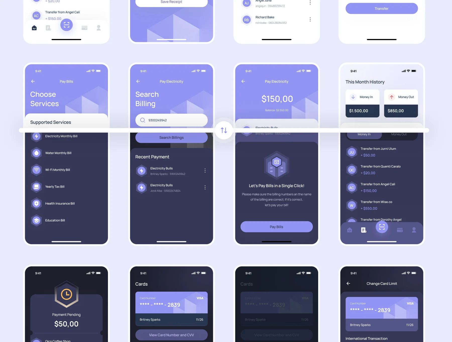 Zeca - Mobile Banking App UI Kit 7