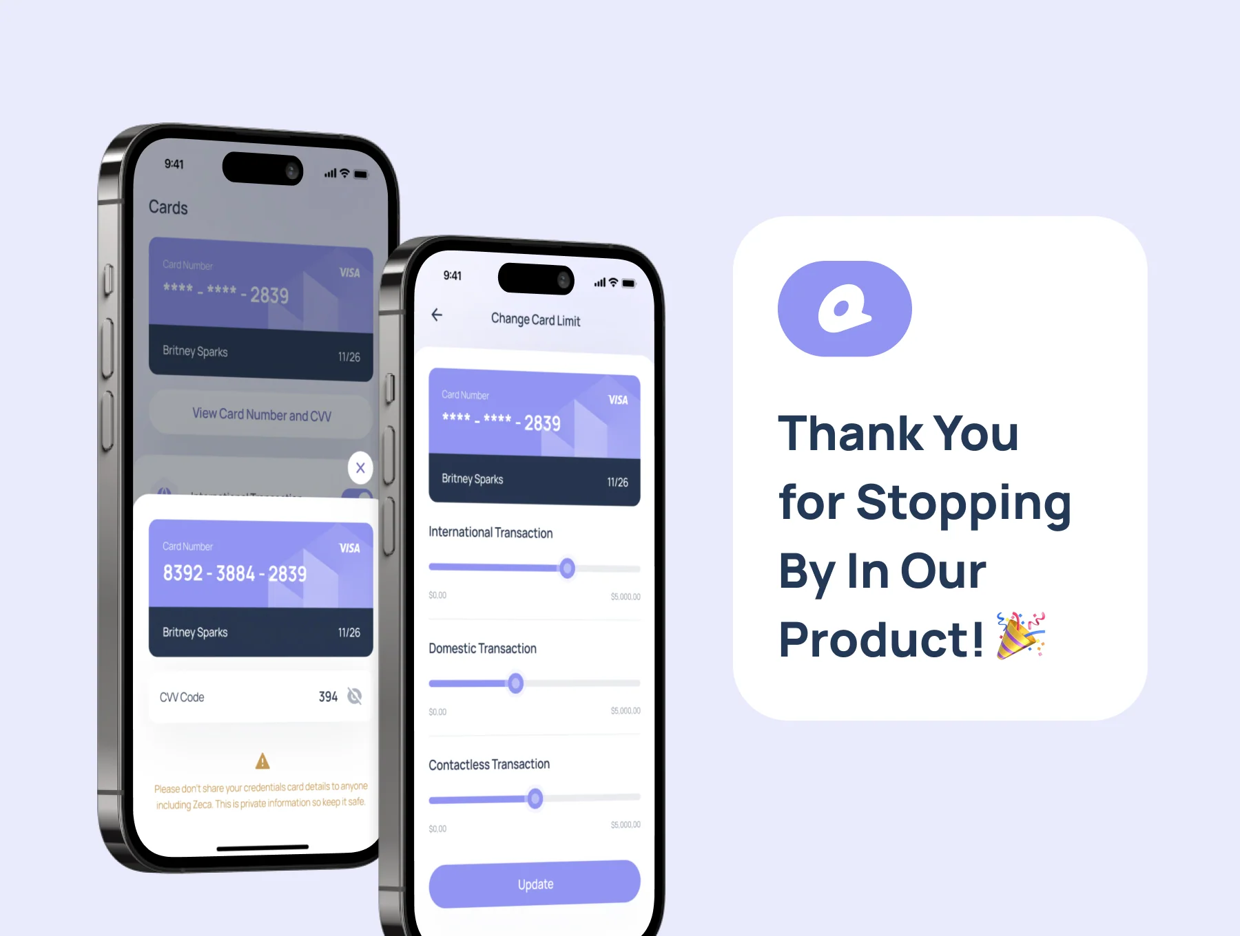 Zeca - Mobile Banking App UI Kit 8