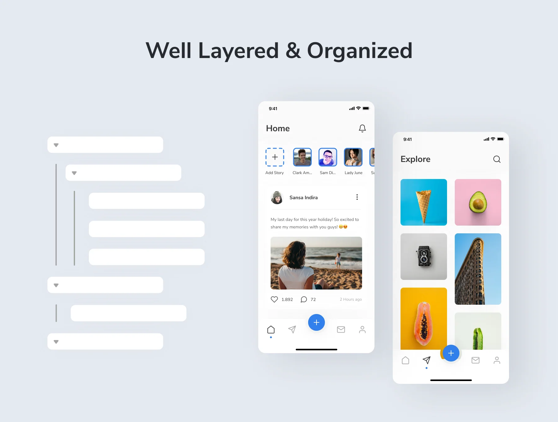 Zelio - Social Media App UI Kit 3