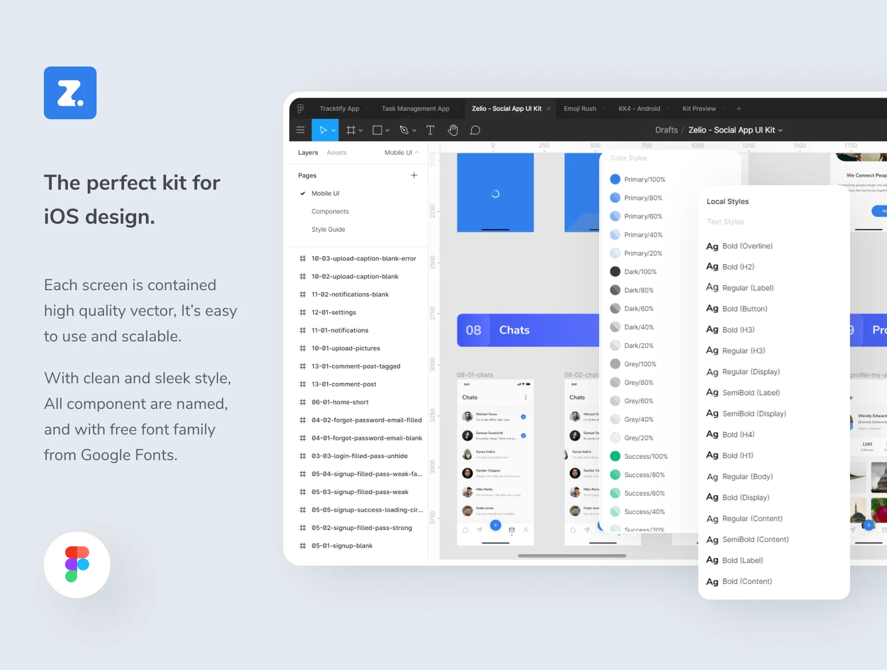 Zelio - Social Media App UI Kit 5
