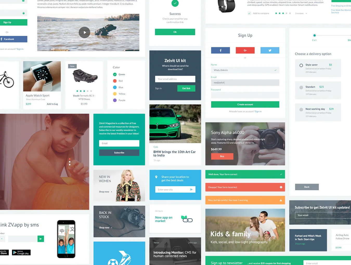 Zelvit UI Kit 6