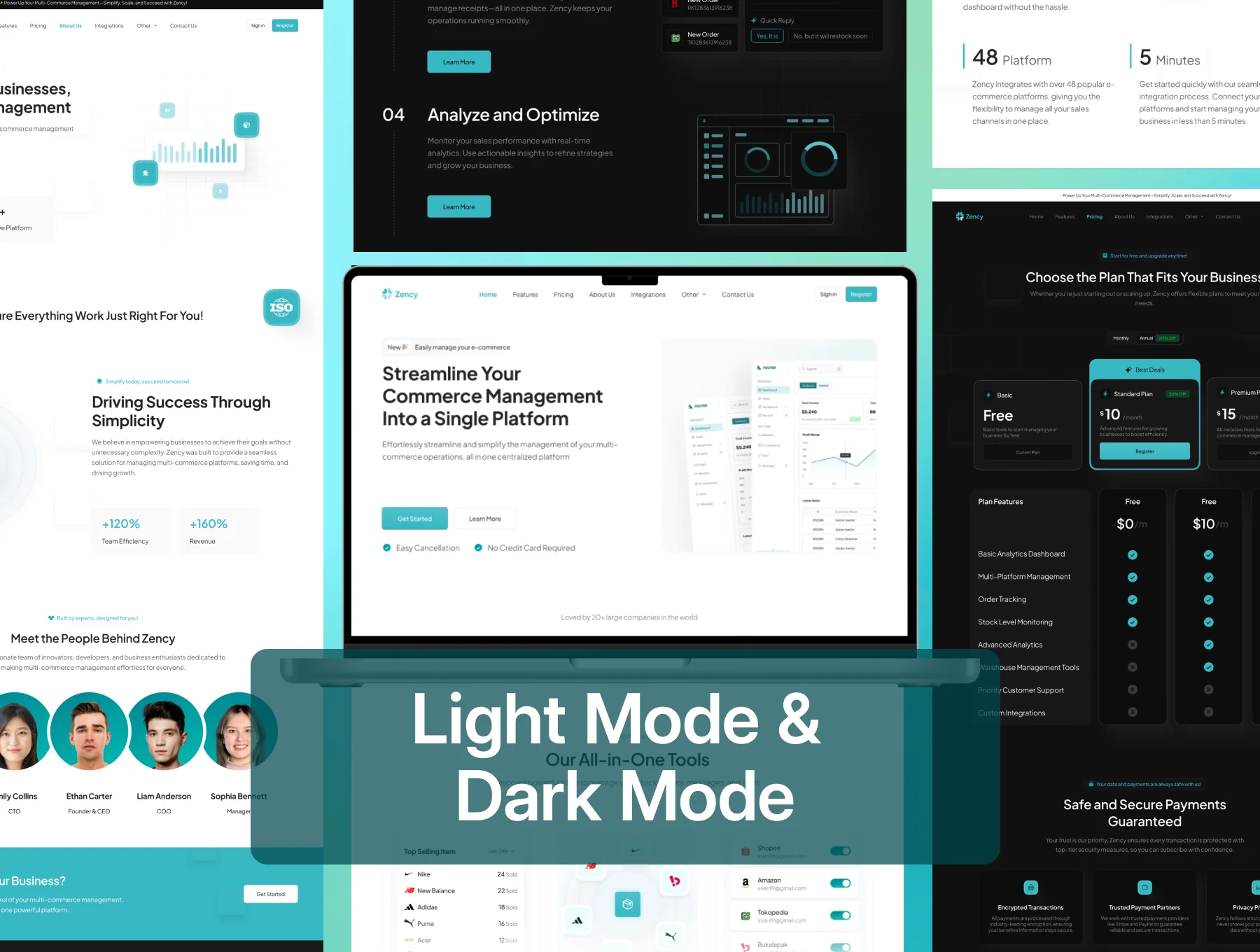 Zency – Modern SaaS Website UI Kit 3
