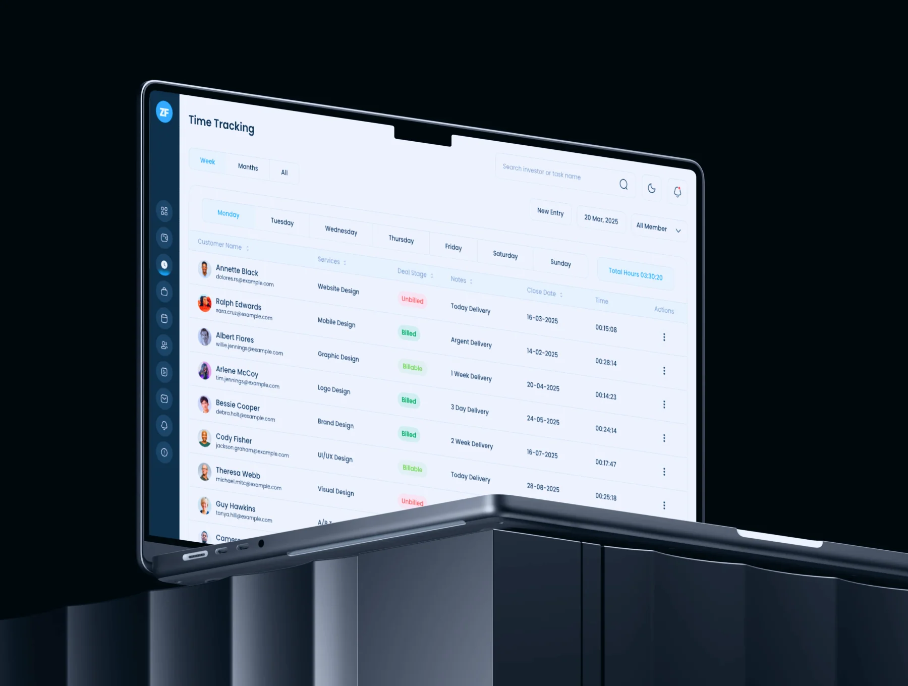 Zenflow - CRM Admin Dashboard 7