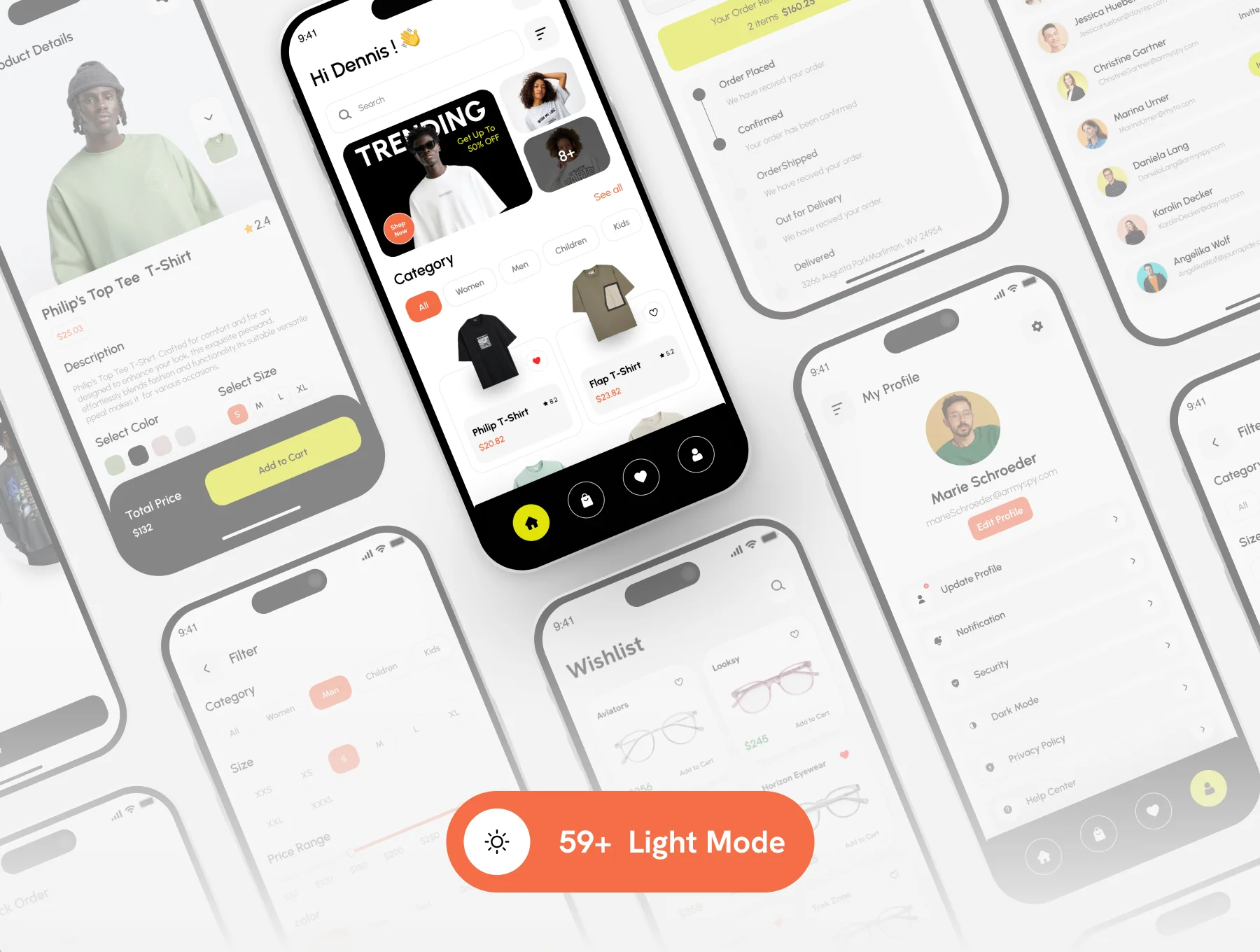 Zenith Trends | E-commerce Fashion App UI Kit (59+ Light Mode Screens) 3