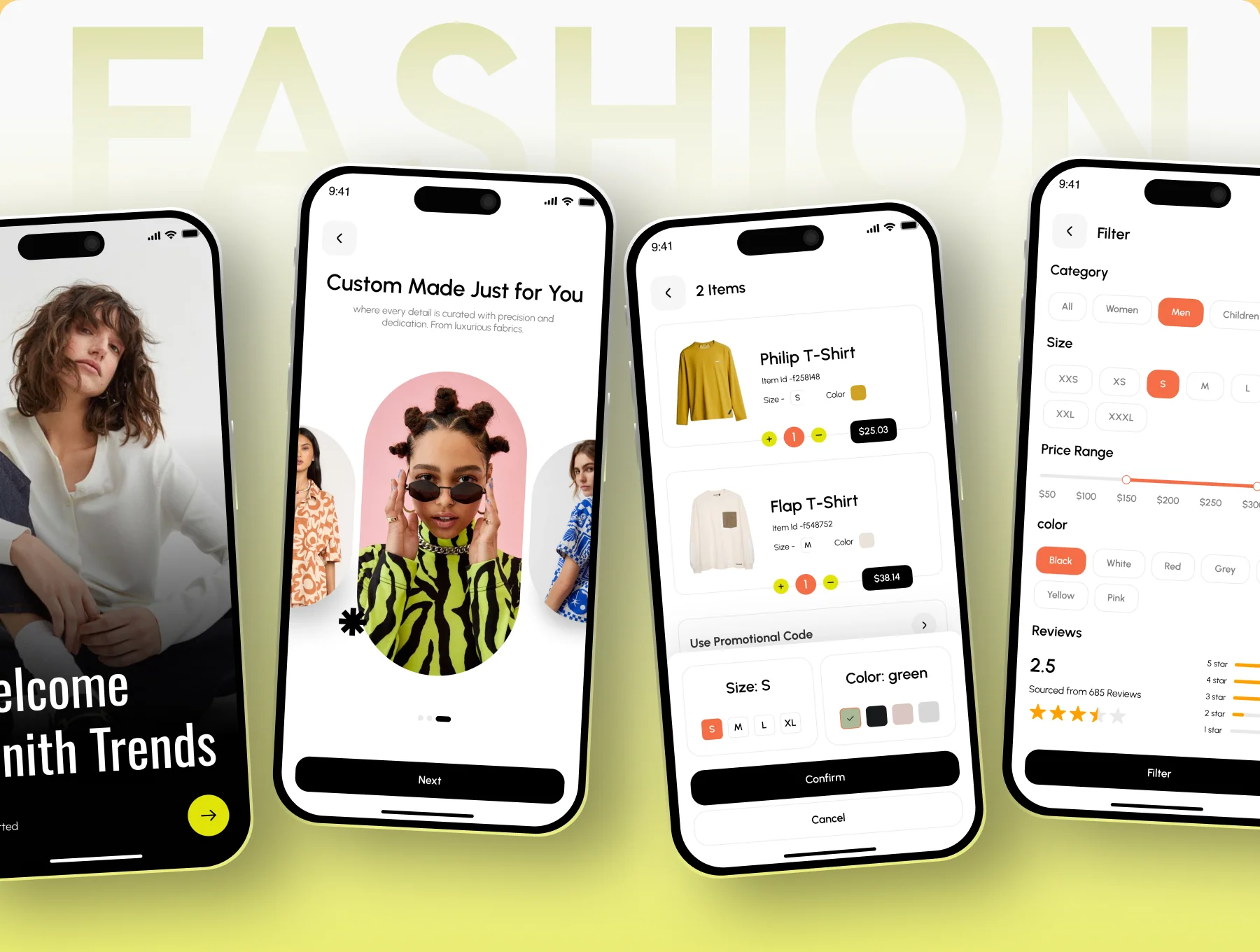 Zenith Trends | E-commerce Fashion App UI Kit (59+ Light Mode Screens) 8