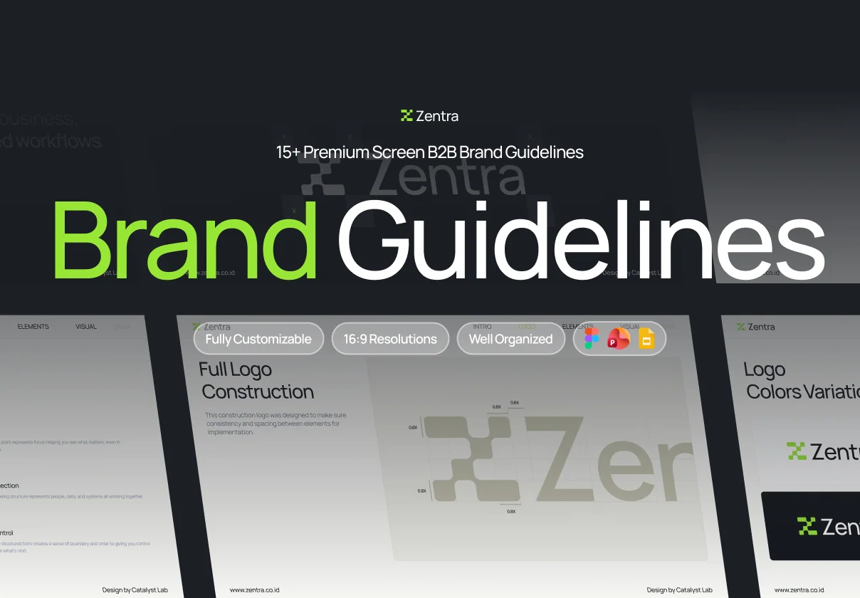 Zentra - B2B Brand Guidelines Presentation