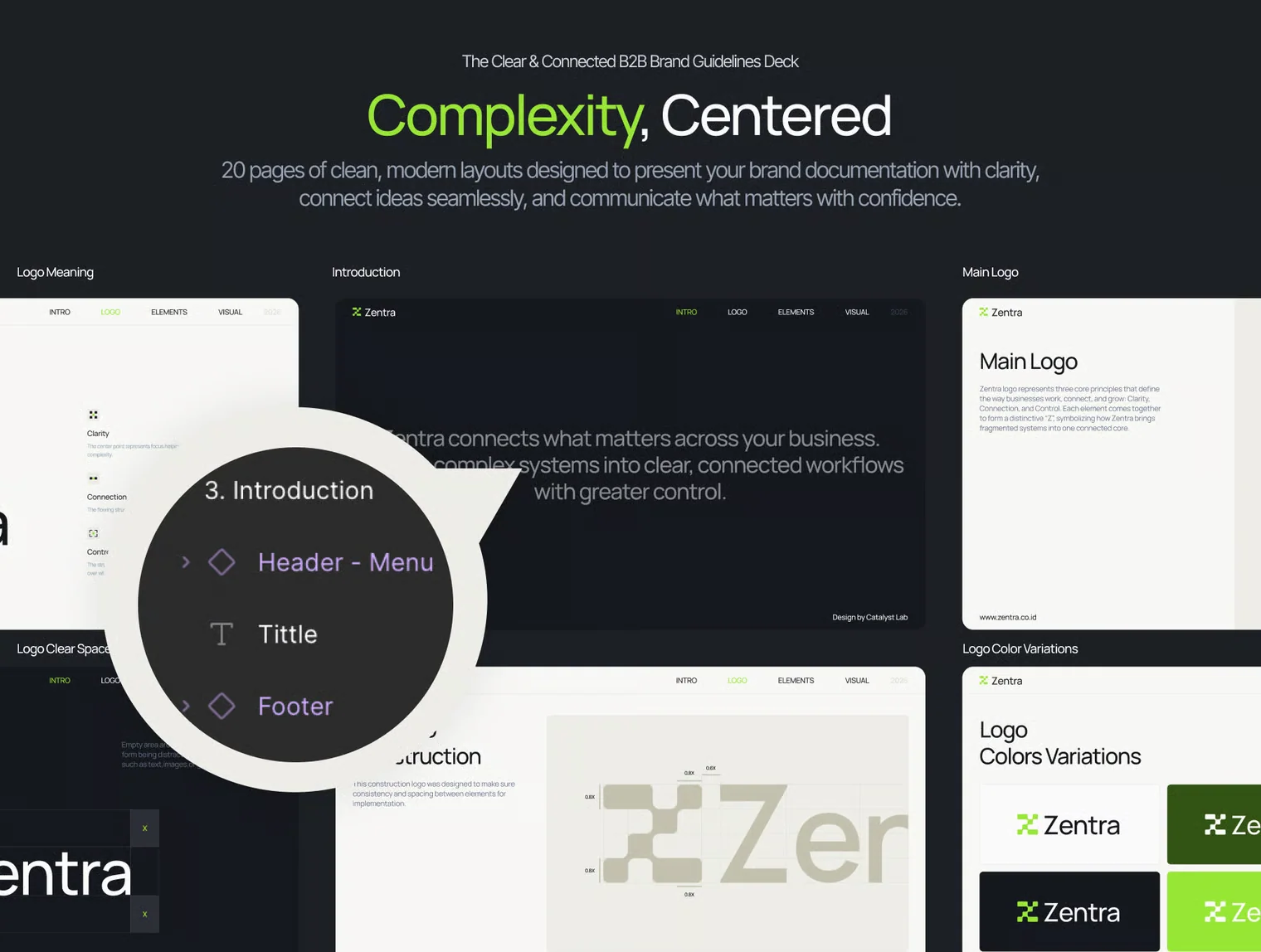 Zentra - B2B Brand Guidelines Presentation 3