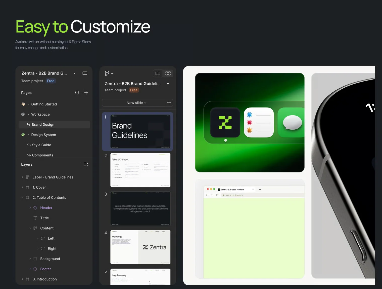 Zentra - B2B Brand Guidelines Presentation 4