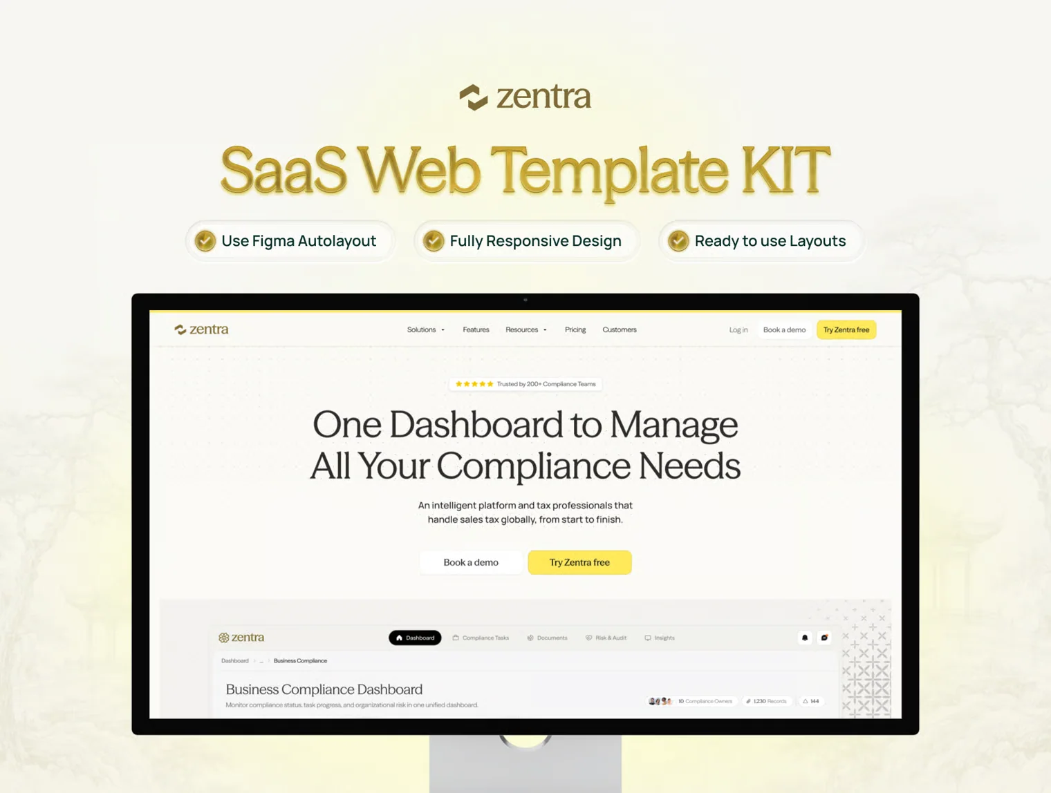 Zentra - SaaS Web Template KIT