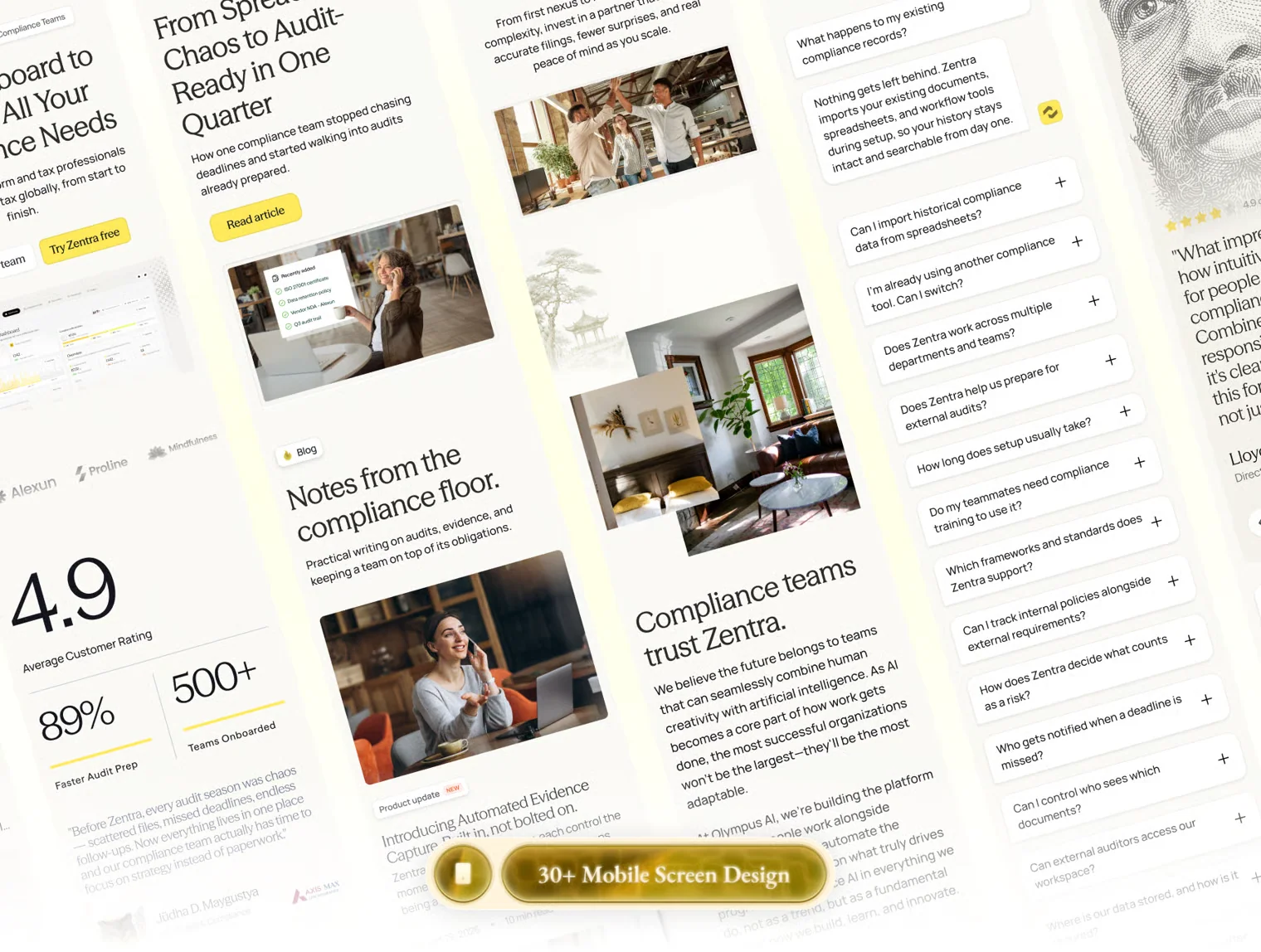 Zentra - SaaS Web Template KIT 3